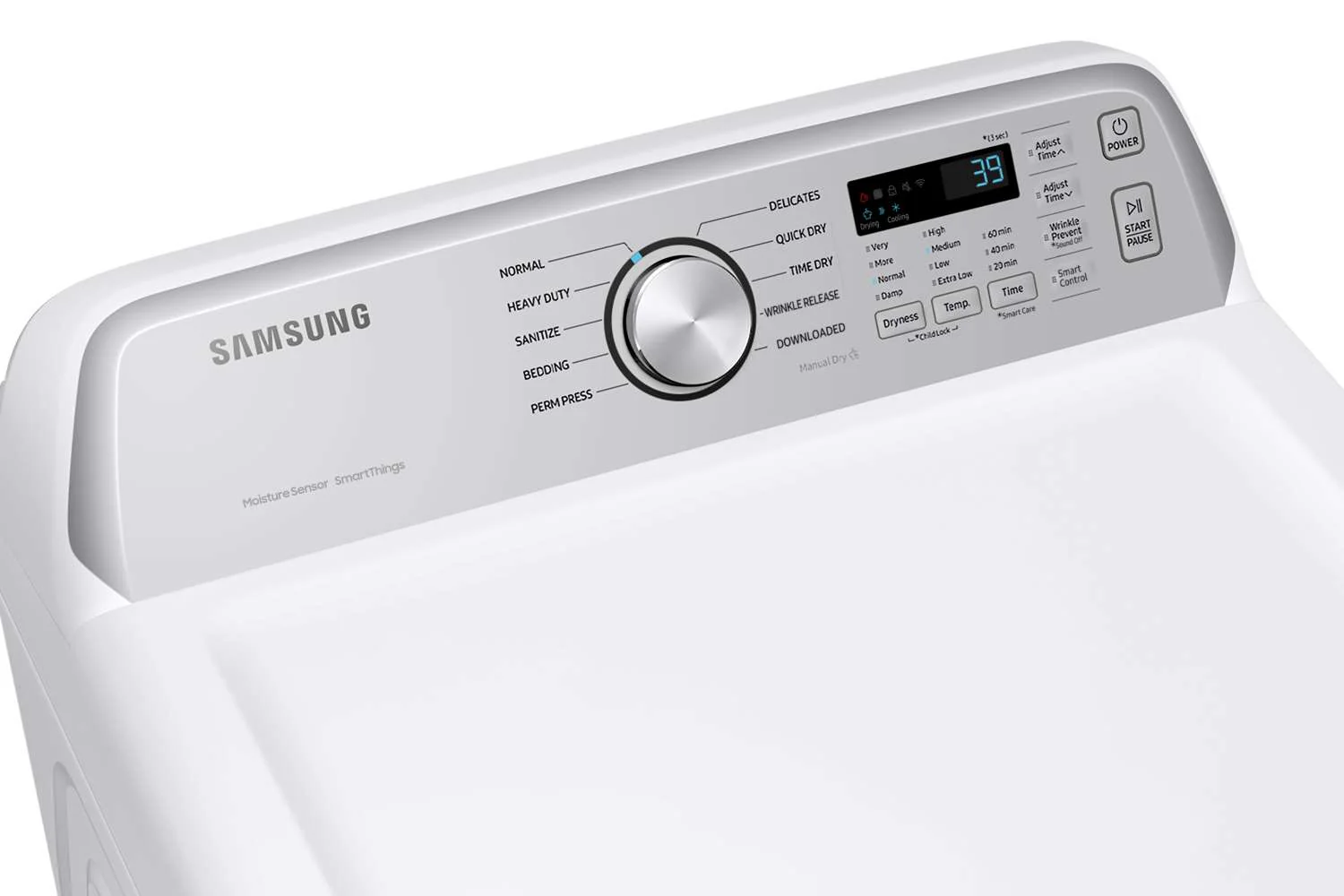 Samsung White Top Load Washer with Agitator and SmartThings (5.3 Cu.Ft) & White Electric Dryer with SmartThings (7.4 Cu.Ft) - WA46CG3505AWA4/DVE47CG3500WAC - Image 7