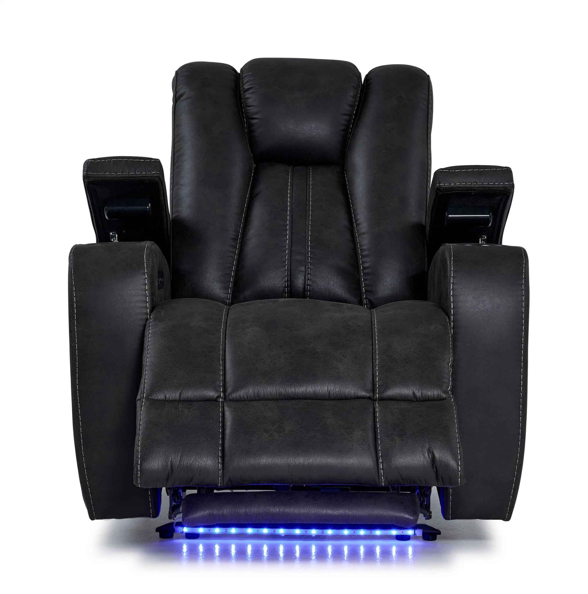San Antonio Dual Power Recliner - Grey - Image 4