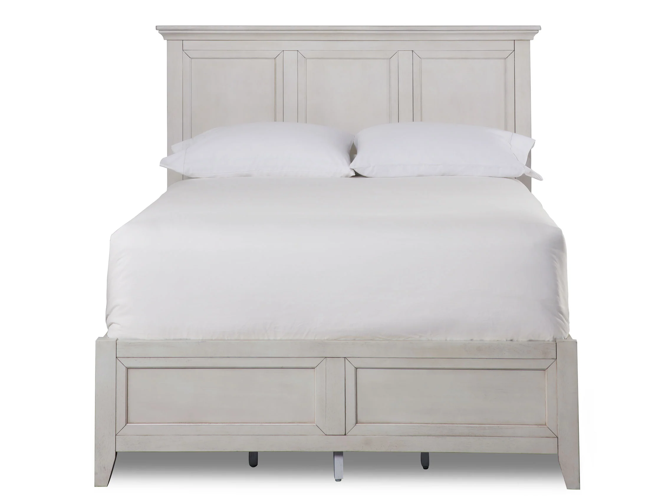 San Mateo 3-Piece King Storage Bed - Antique White - Image 4