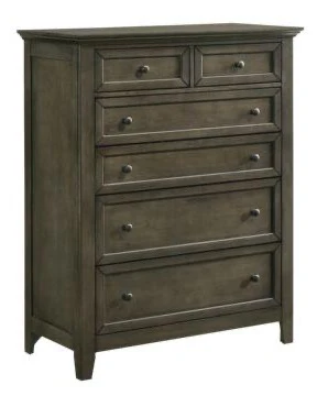 San Mateo 5-Piece King Storage Bedroom Package - Pewter - Image 3