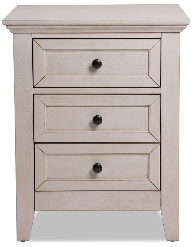 San Mateo 6-Piece Full Panel Bedroom Package - Antique White - Image 6