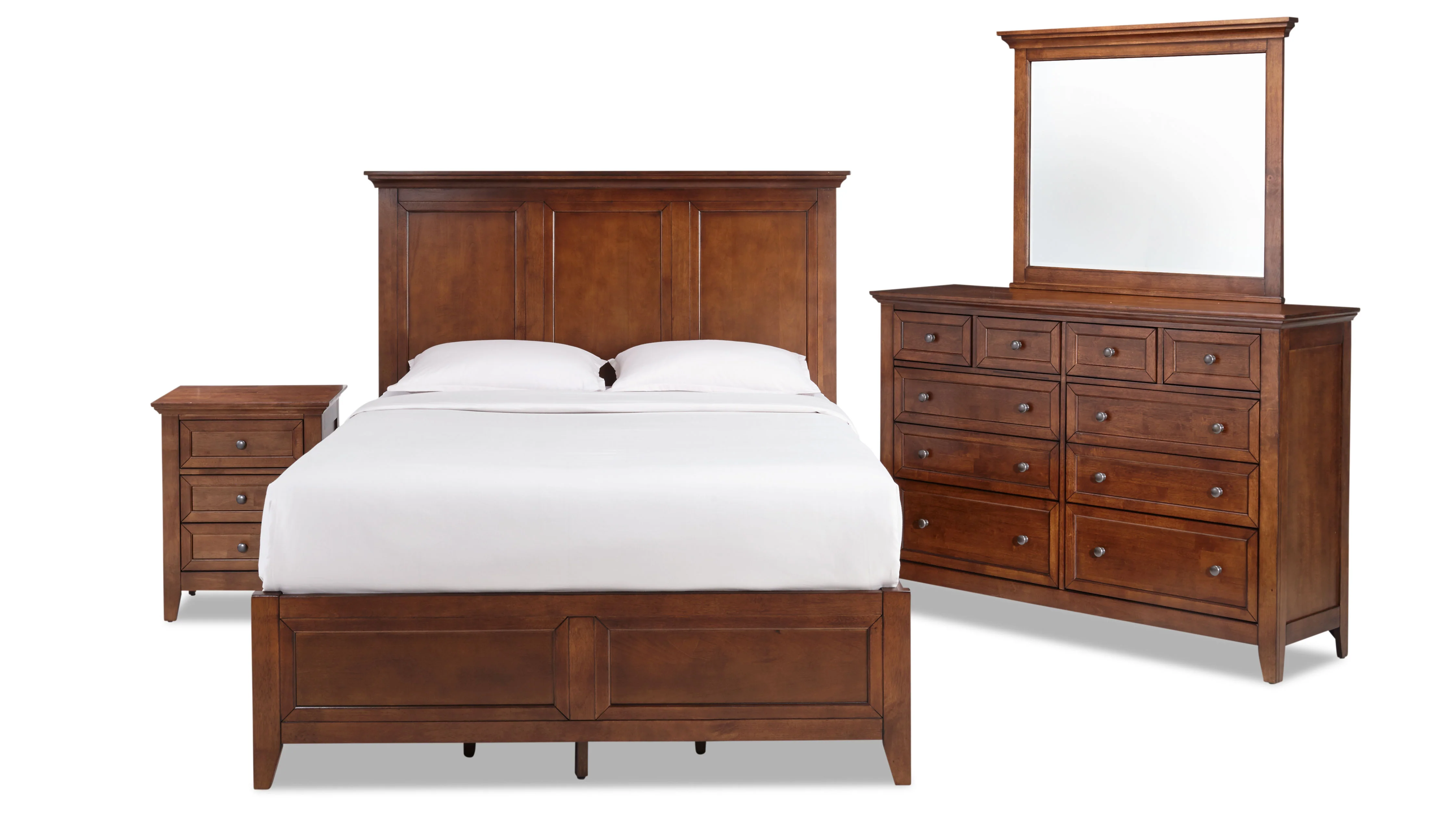 San Mateo 6-Piece Queen Storage Bedroom Package - Tuscan - Image 3