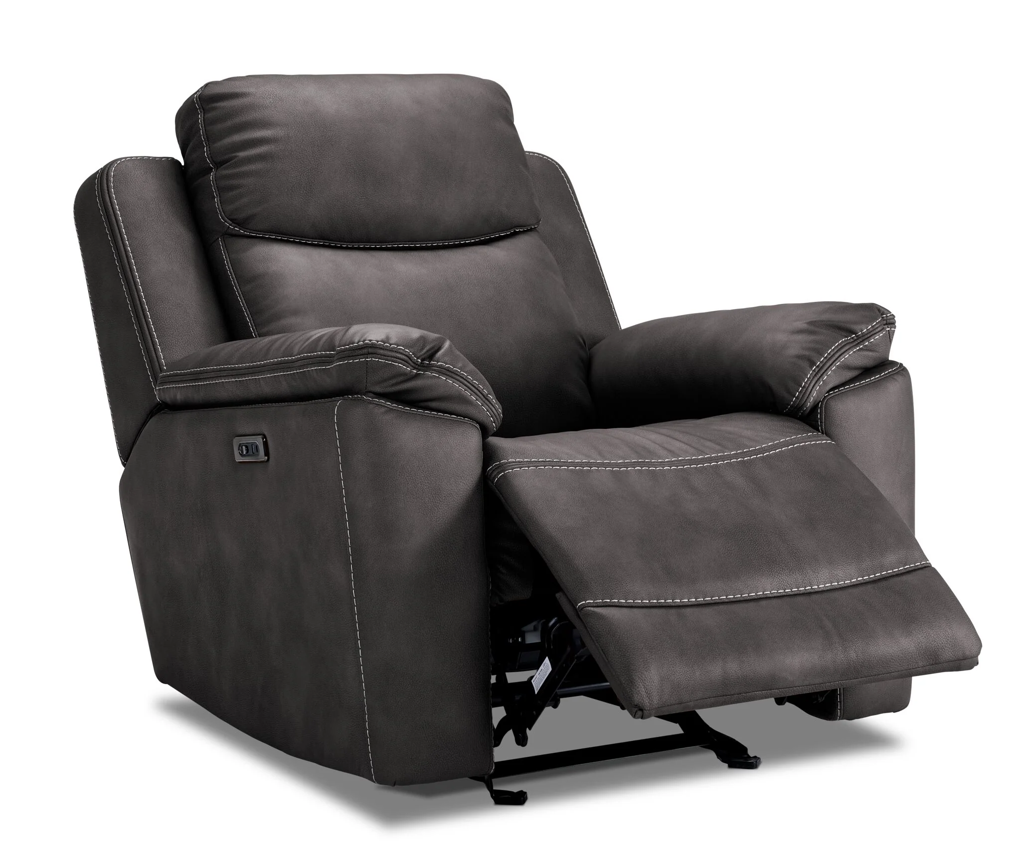 Santa Fe Glider Power Recliner - Graphite - Image 3