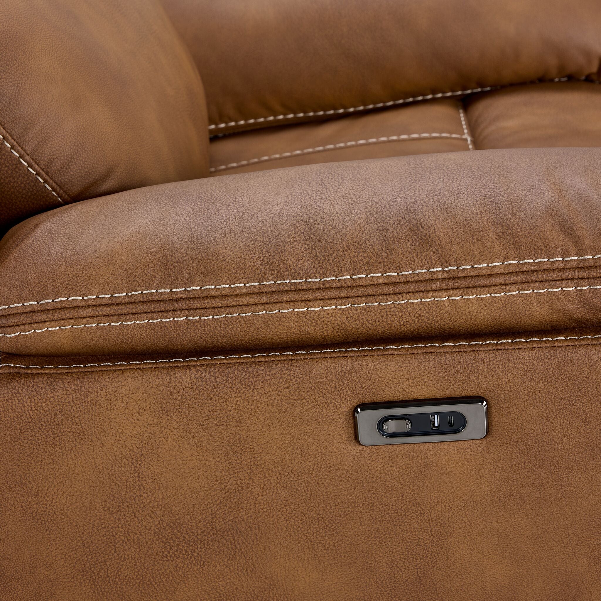 Santa Fe Power Reclining Sofa - Copper - Image 5