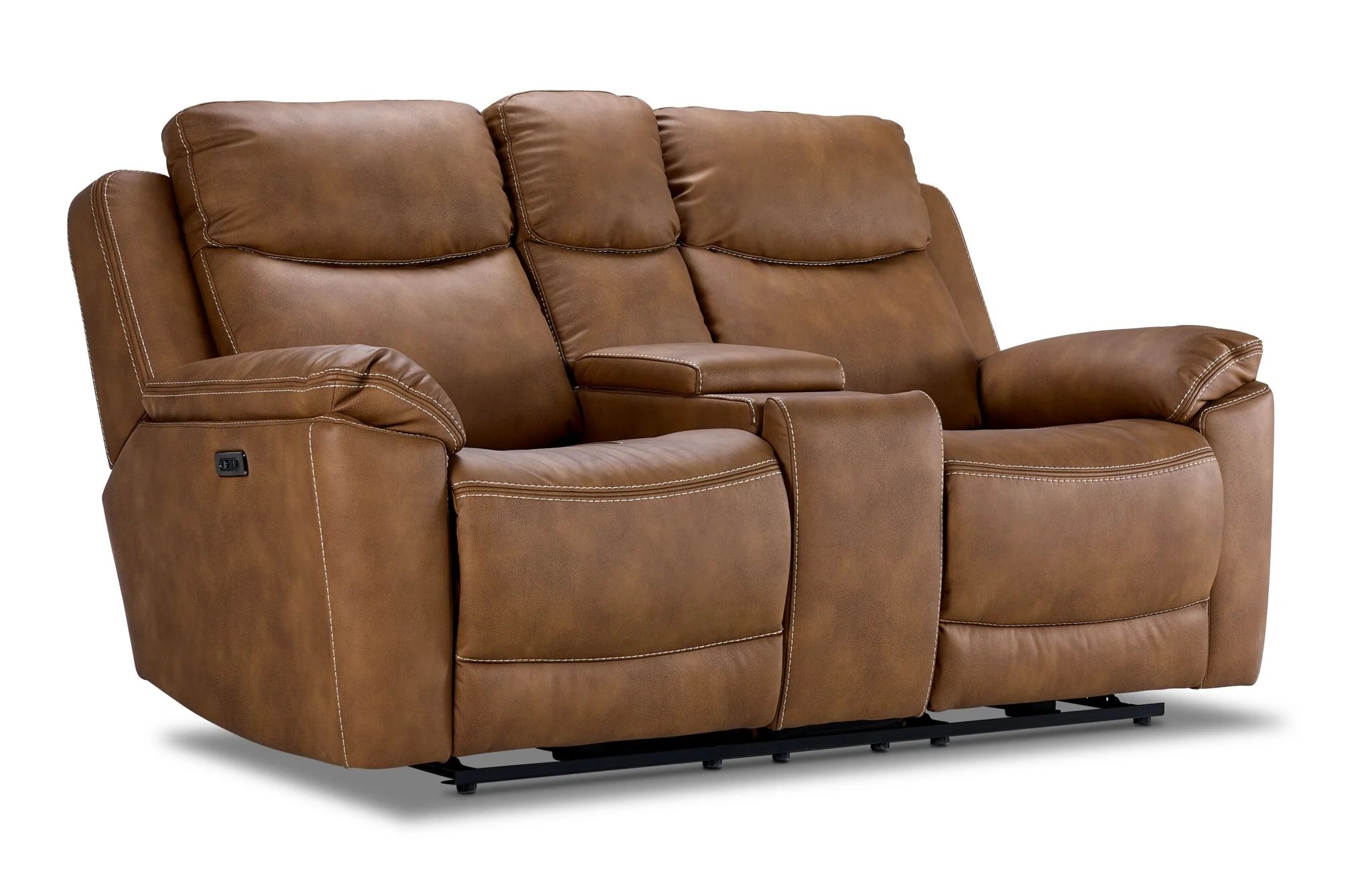 Santa Fe Power Reclining Sofa, Loveseat and Chair Set - Copper - Image 3