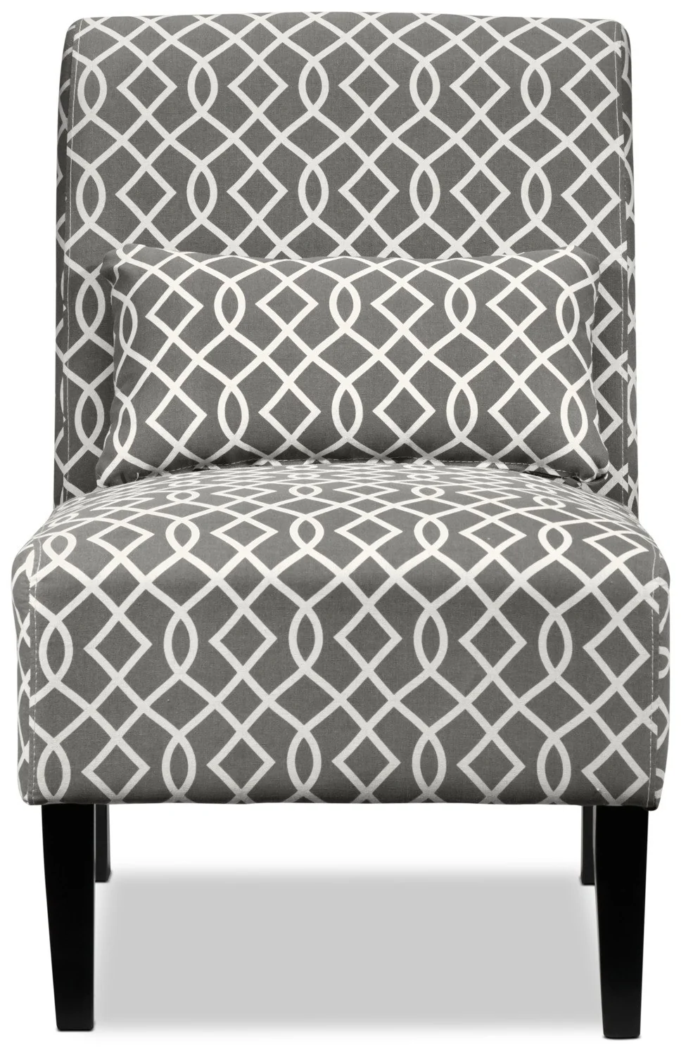 Santos Accent Chair - Grey Lattice - Image 2