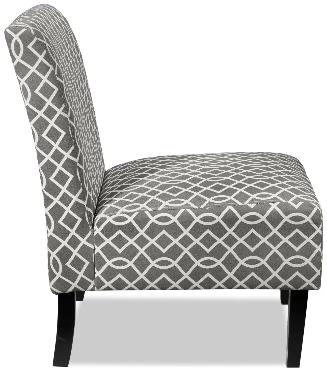 Santos Accent Chair - Grey Lattice - Image 6