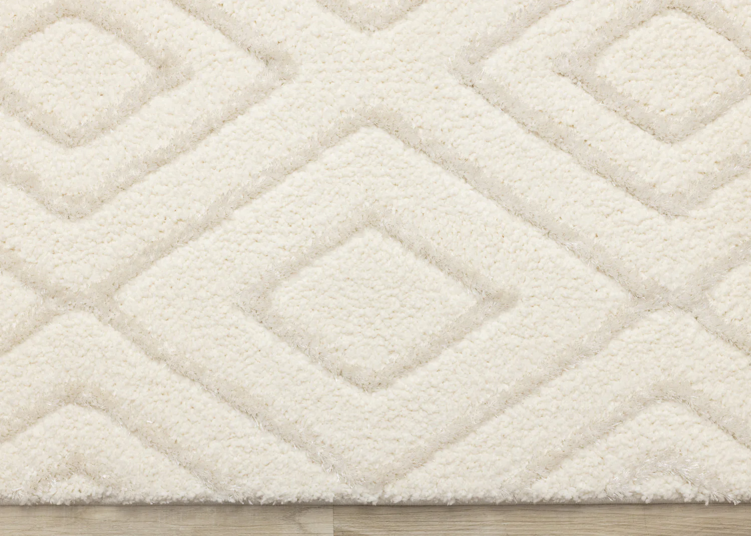 Sasha Soft Diamonds Area Rug - 5' X 8' - Cream - Image 9