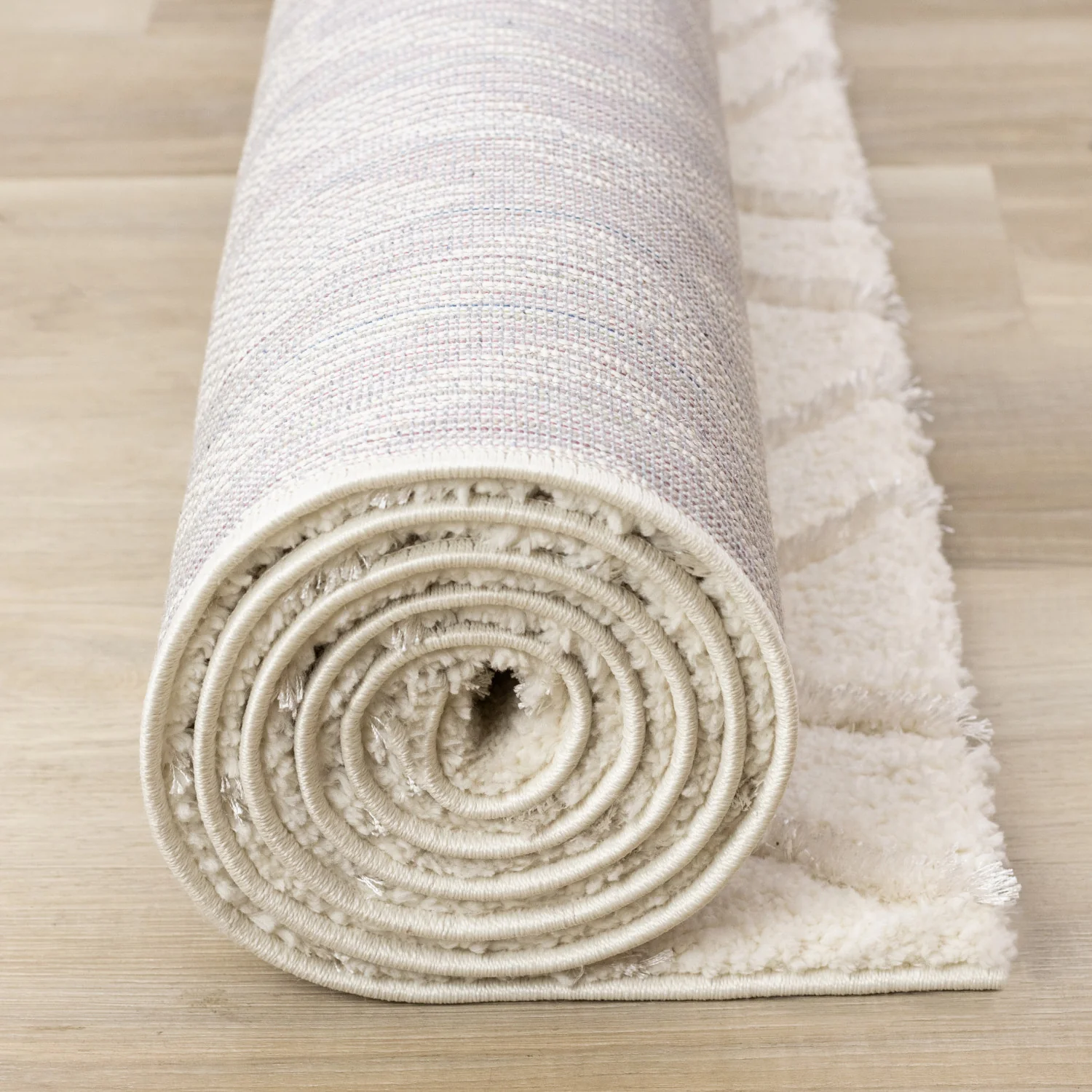 Sasha Soft Diamonds Area Rug - 7' X 10' - Cream - Image 13