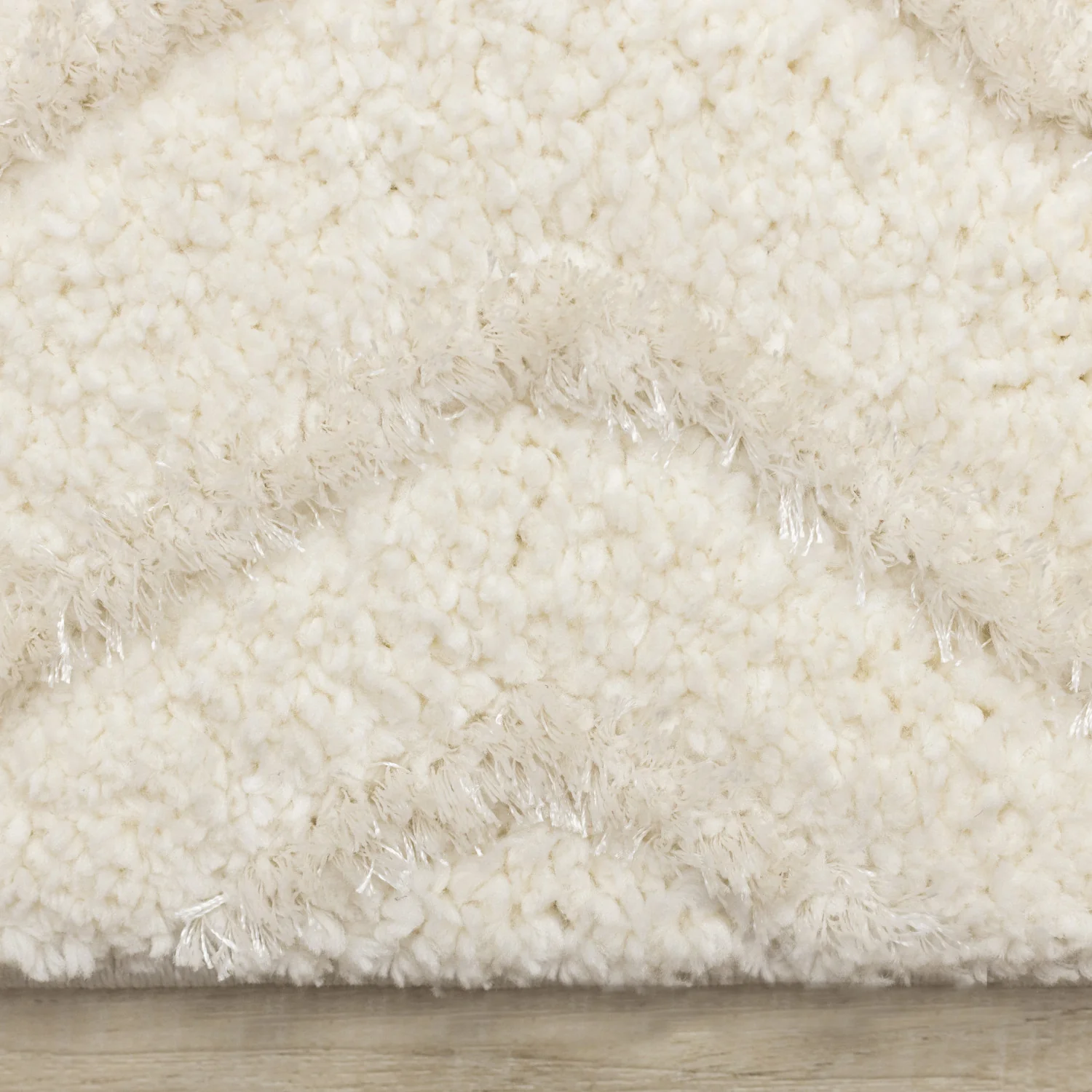Sasha Soft Diamonds Area Rug - 8' X 11' - Cream - Image 10