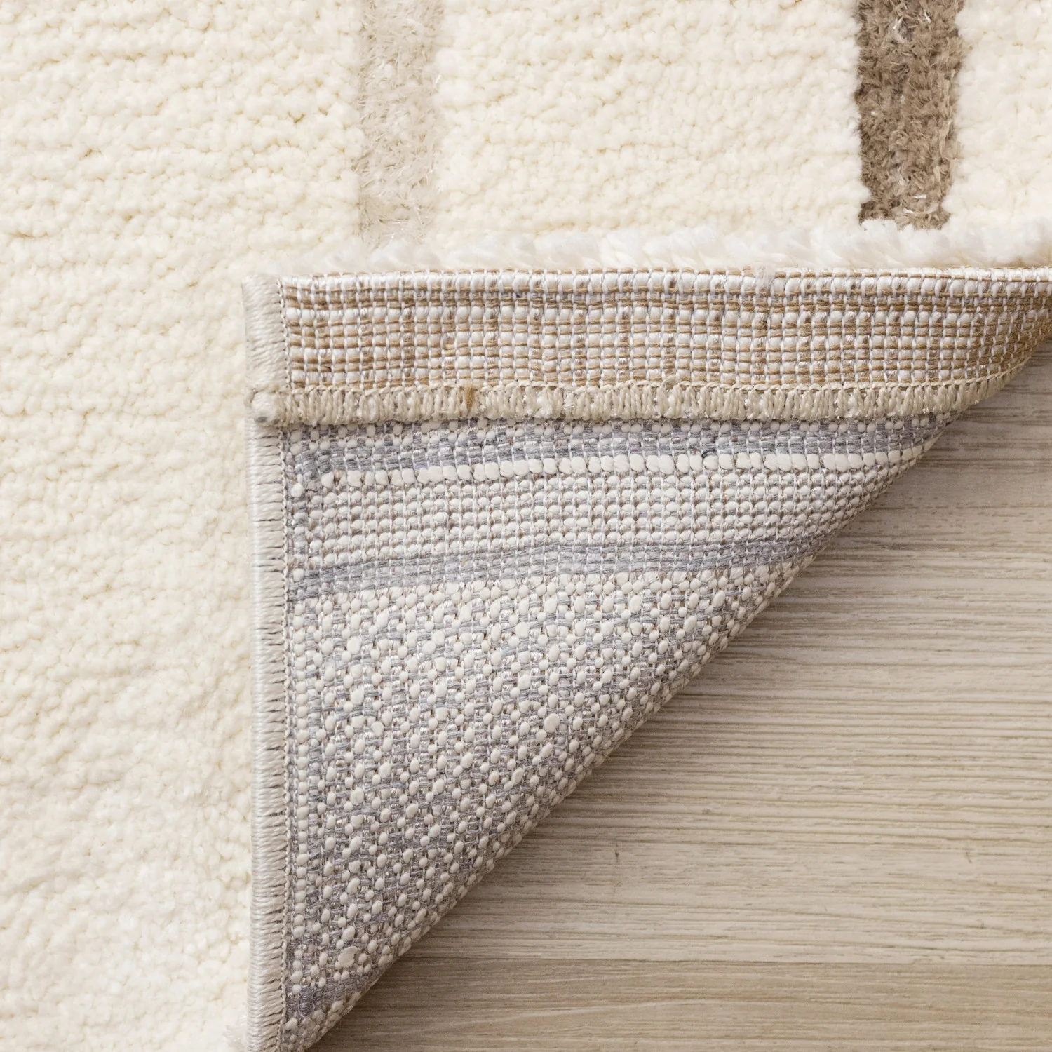 Sasha Soft Modern Lines Area Rug - 7' X 10' - Cream - Image 11