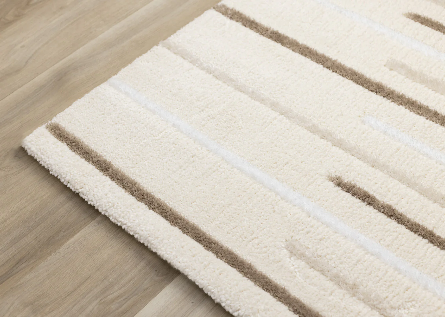 Sasha Soft Modern Lines Area Rug - 8' X 11' - Cream - Image 12