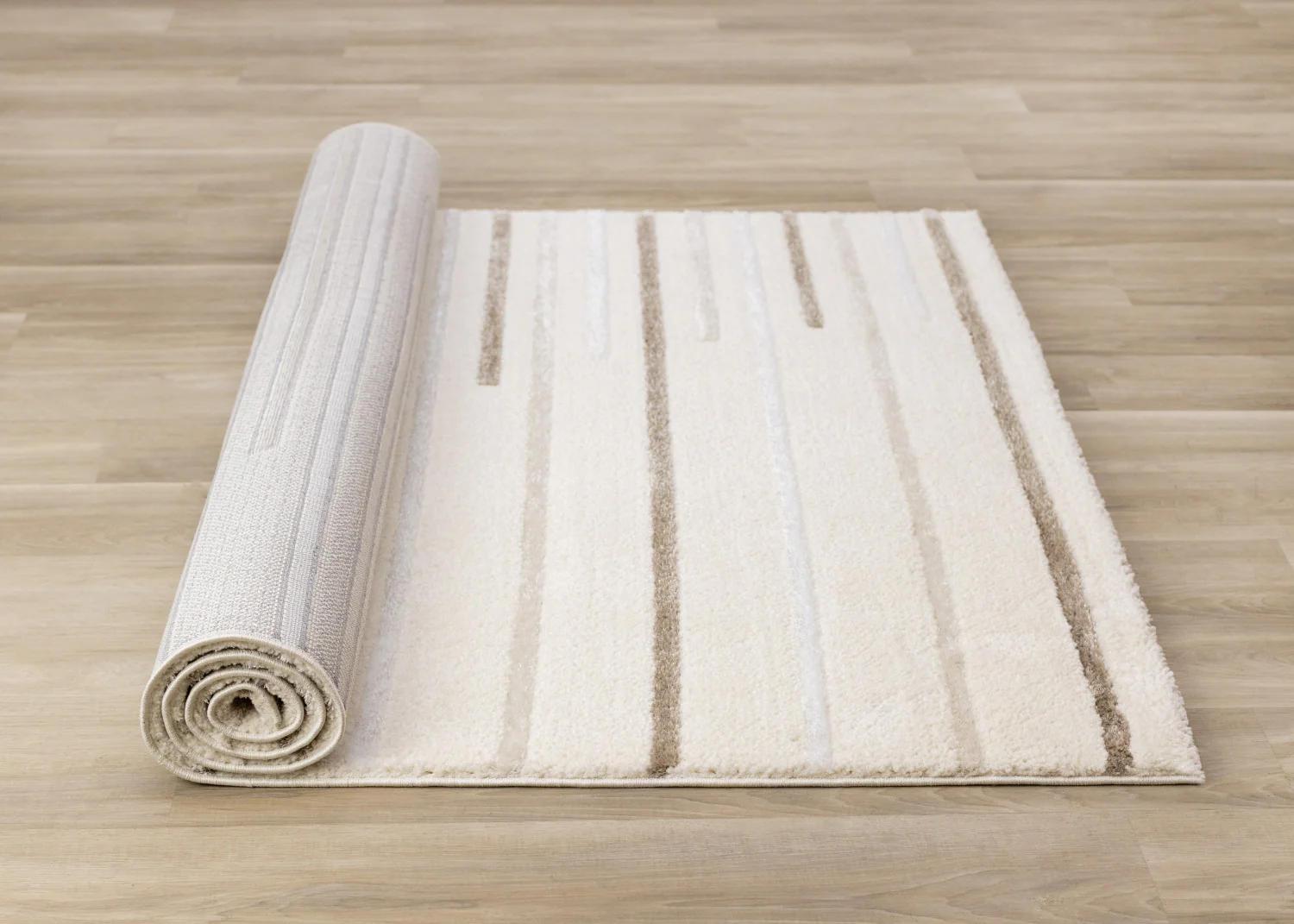 Sasha Soft Modern Lines Area Rug - 8' X 11' - Cream - Image 8
