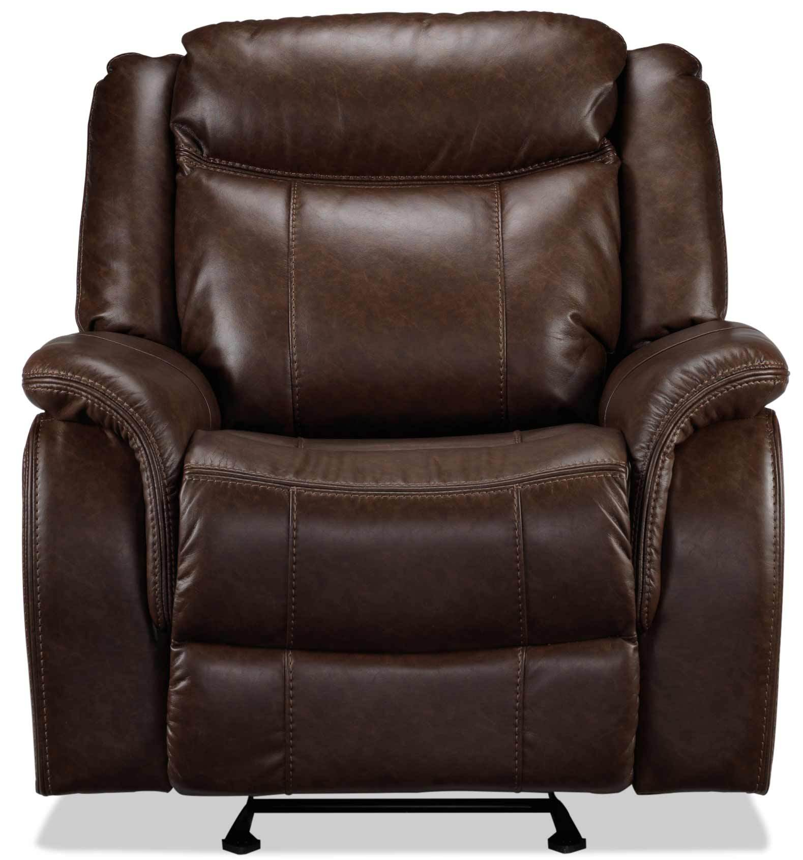 Scorpio Glider Recliner - Whiskey Brown - Image 3