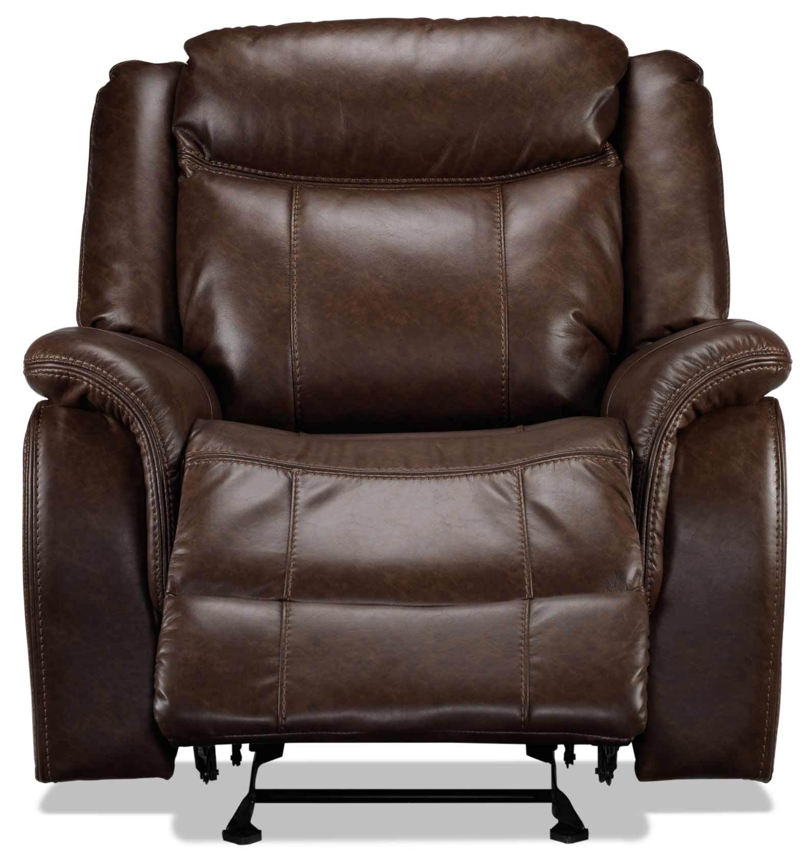 Scorpio Glider Recliner - Whiskey Brown - Image 4