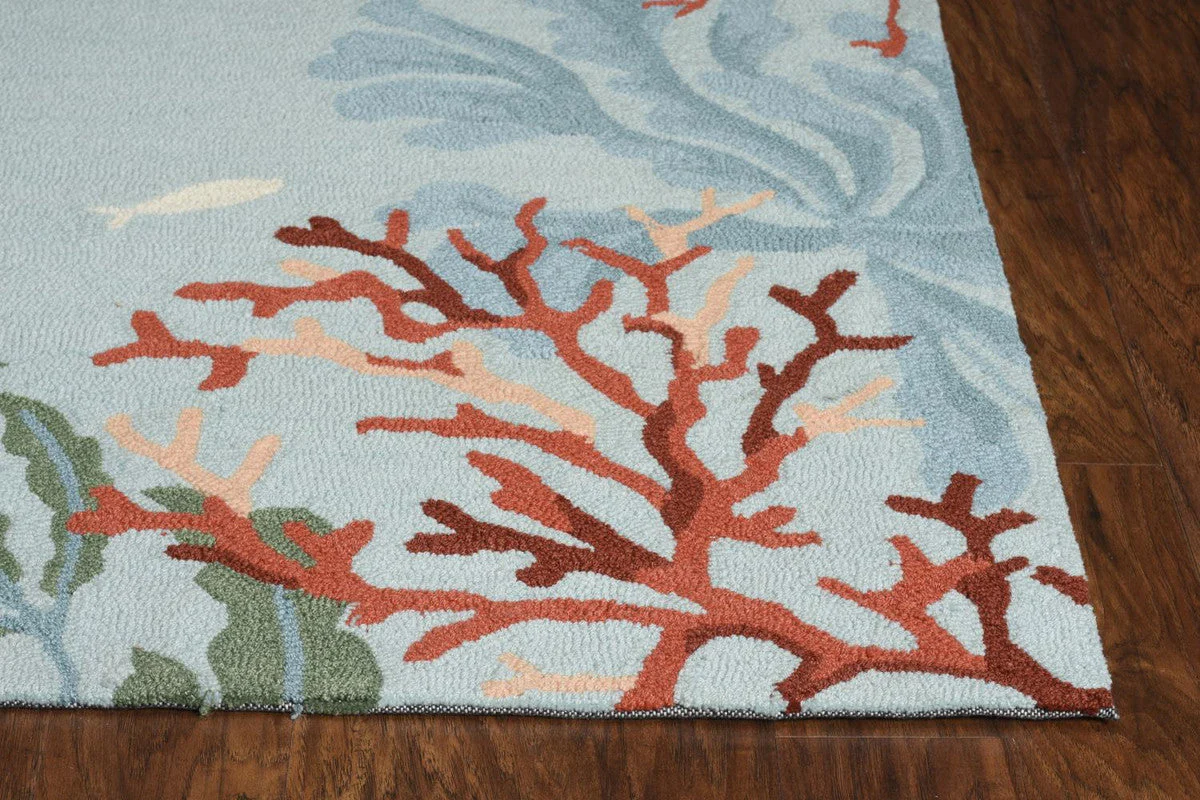 Scorpio IX Area Rug - 7'6" x 9'6" - Blue - Image 2
