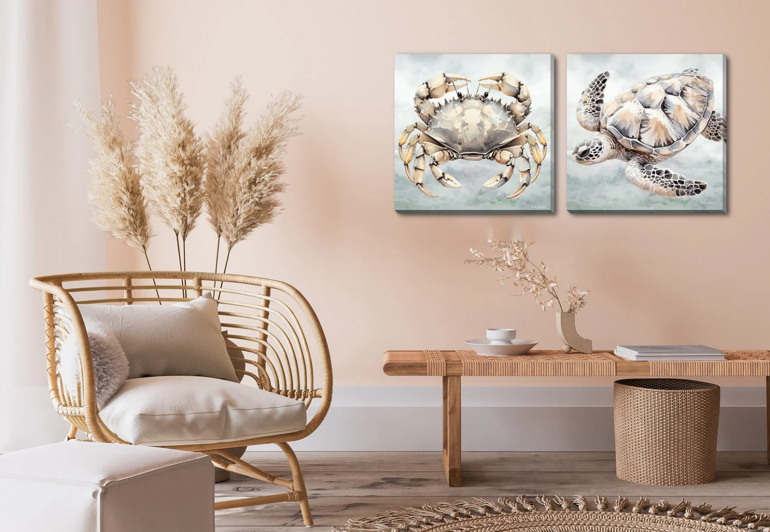 Sea Voyager Wall Art - Grey/Beige - 18 X 18 - Image 2