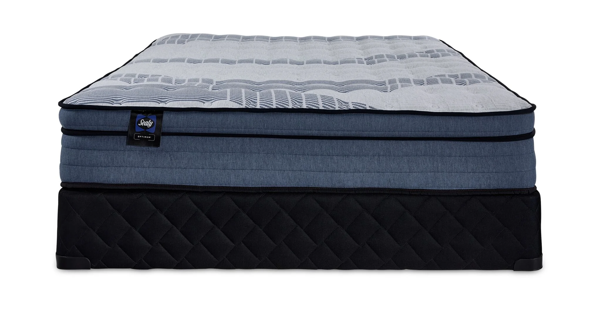 Sealy® Essentials Remy Firm Eurotop King Mattress and Split Boxspring Set - Image 4