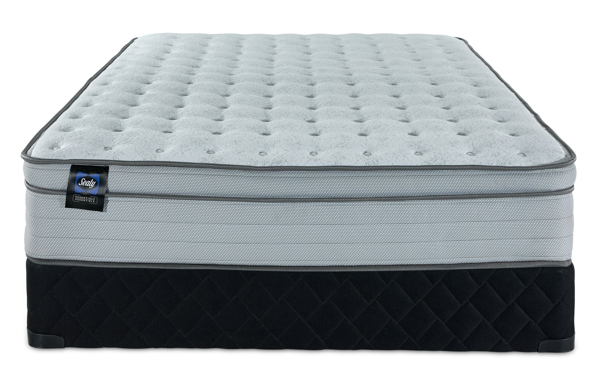 Sealy® Essentials Remy II Firm Eurotop Twin Mattress and Boxspring - Image 2