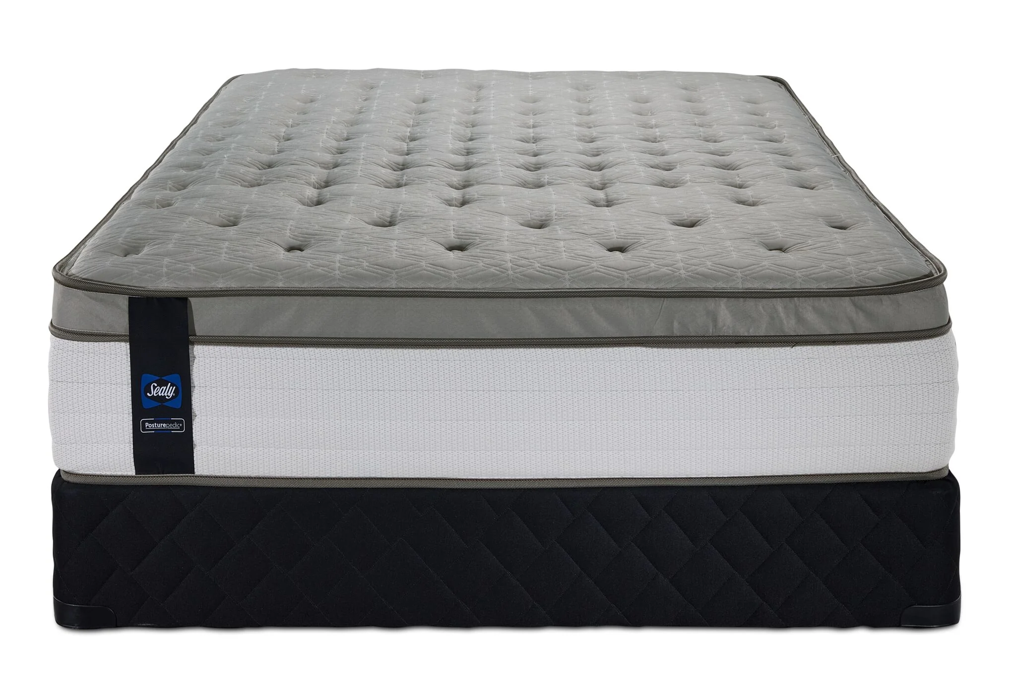 Sealy Posturepedic® Correct Comfort 6 Firm Eurotop Full Mattress and Boxspring Set - Image 2