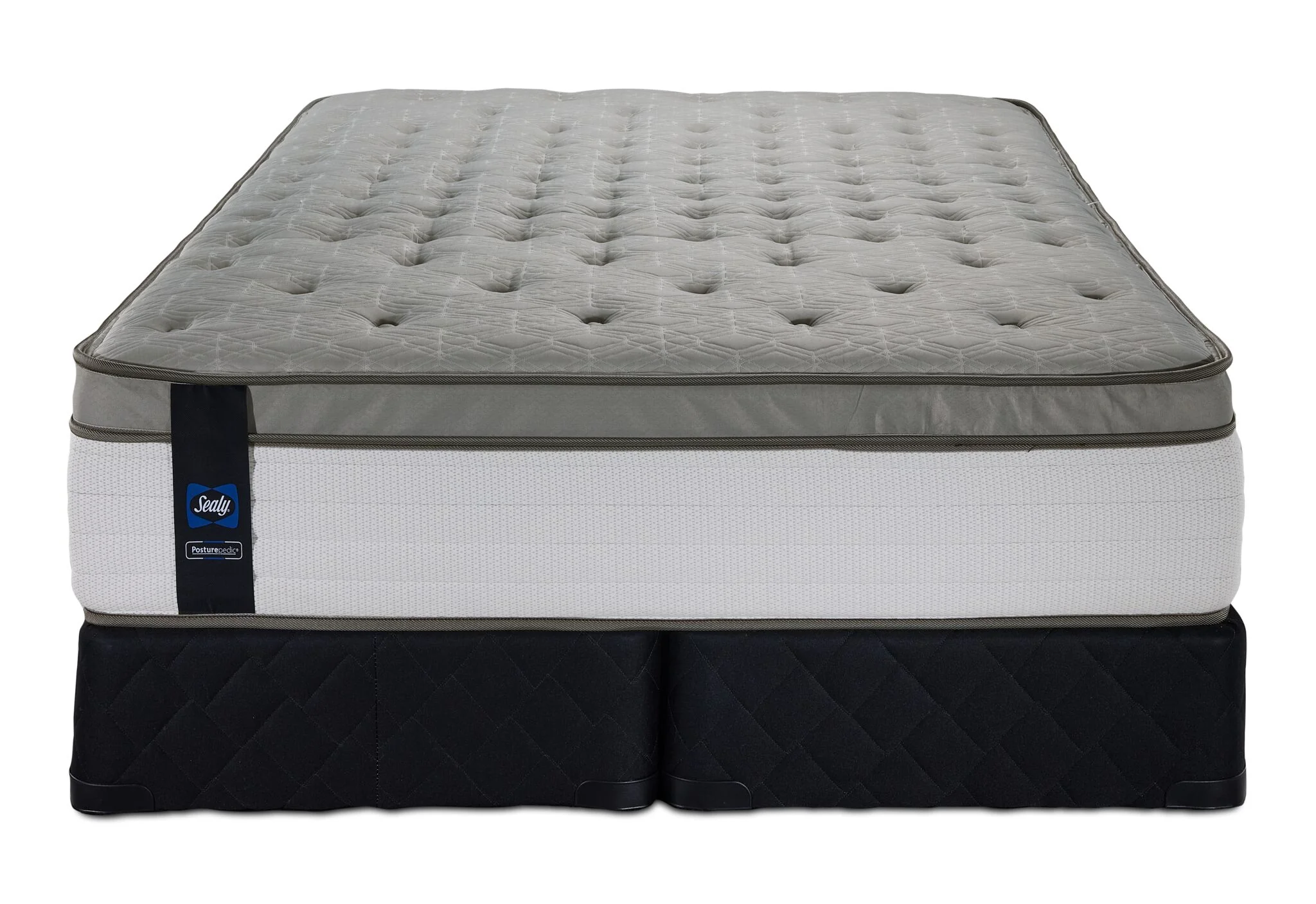 Sealy Posturepedic® Correct Comfort 6 Firm Eurotop King Mattress and Split Boxspring Set - Image 2