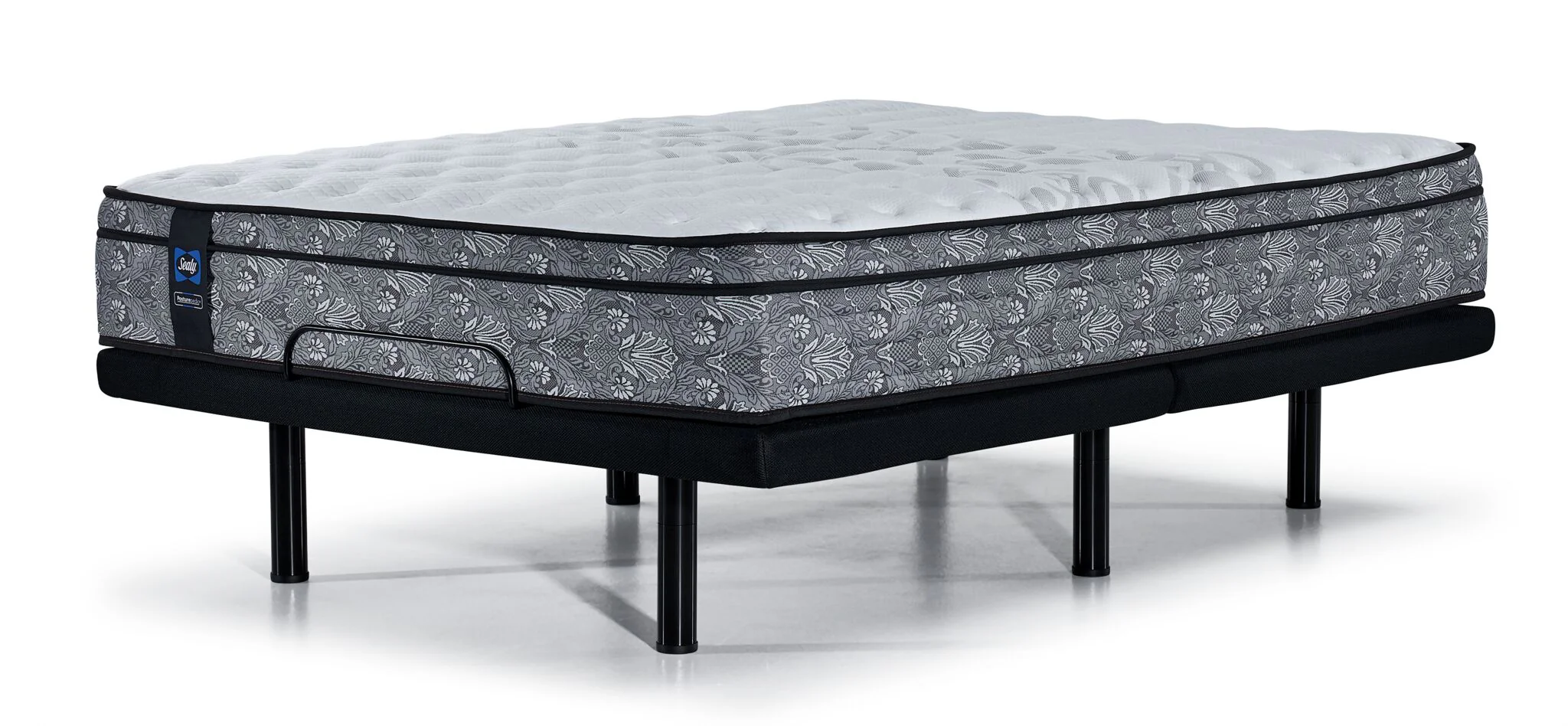 Sealy Posturepedic® Correct Comfort I Firm Eurotop King Mattress and L2 Motion Pro Adjustable Base - Image 2