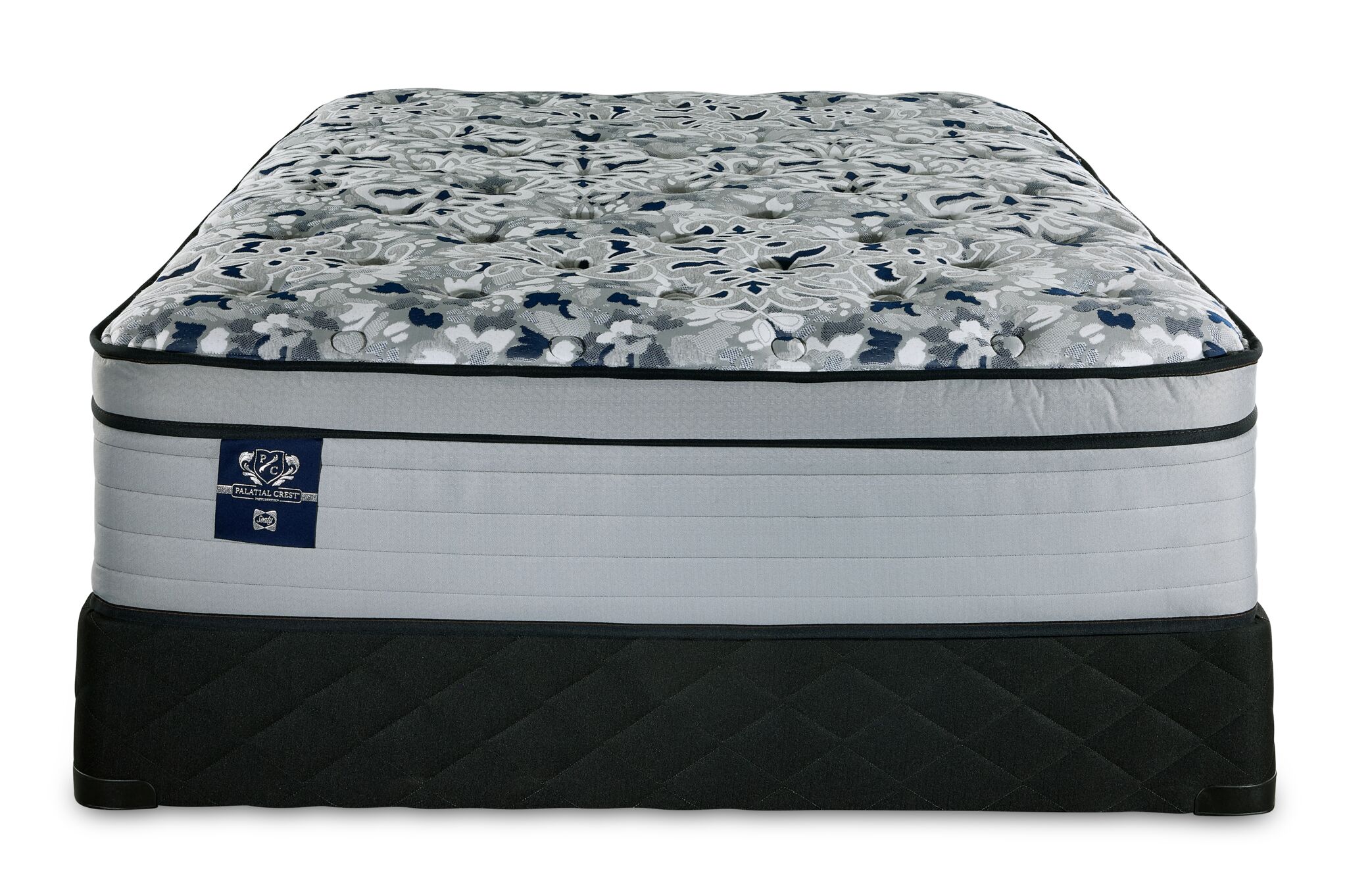 Sealy Posturepedic® Palatial Crest® Kamden II Firm Eurotop Full Mattress and Boxspring Set - Image 2