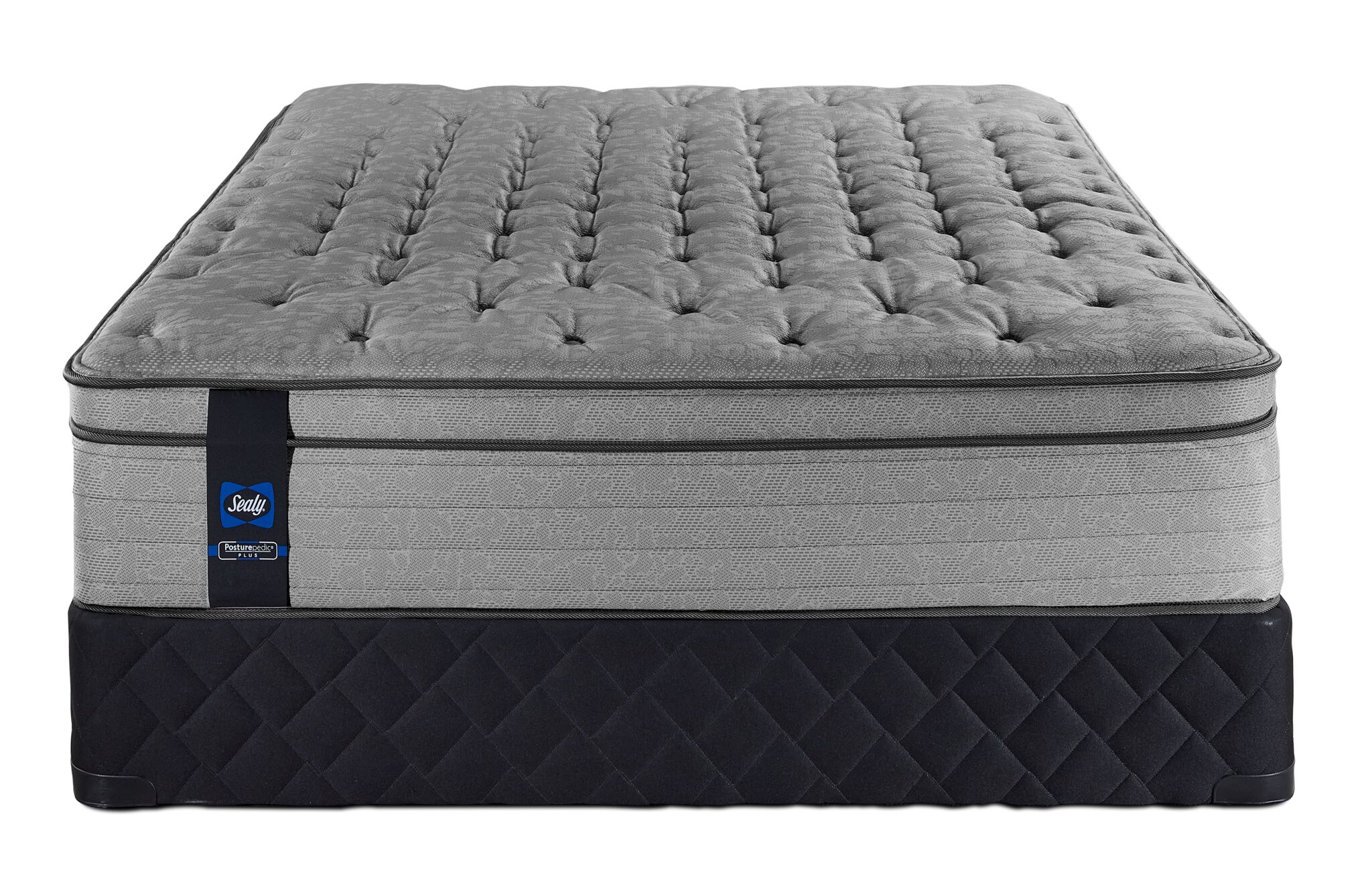 Sealy Posturepedic® Plus Sterling Artemis Euro Top Luxury Firm Queen Mattress and Boxspring Set - Image 2