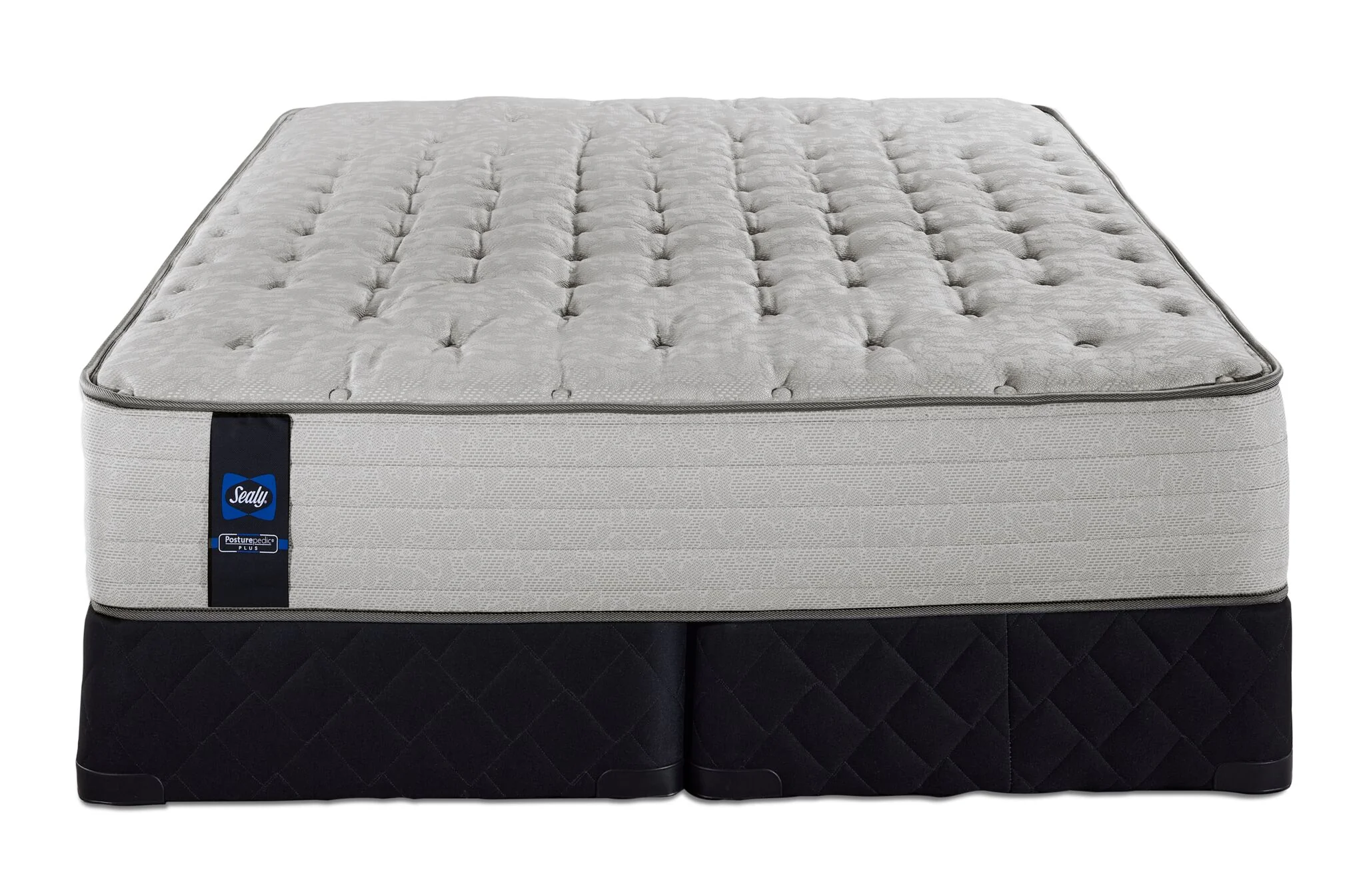 Sealy Posturepedic® Plus Sterling Bowie Tight Top Firm King Mattress and Split Boxspring Set - Image 2