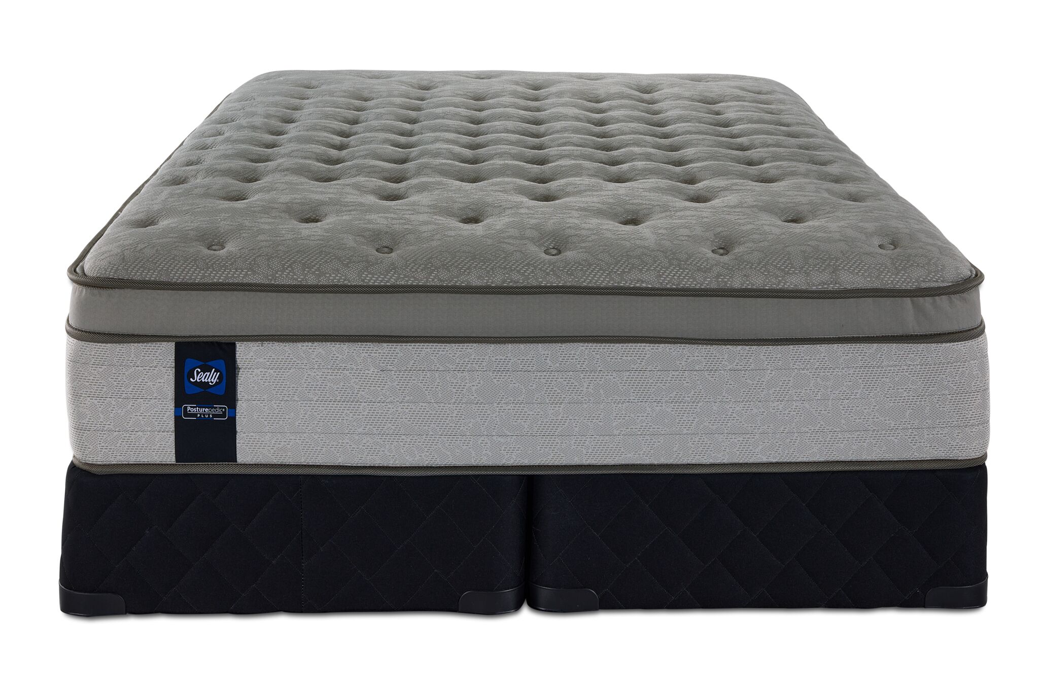 Sealy Posturepedic® Plus Sterling Hera Plush Euro Top King Mattress and Split Boxspring Set - Image 2