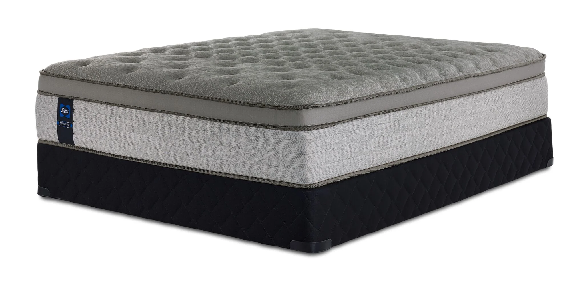 Sealy Posturepedic® Plus Sterling Milana II Luxury Plush Eurotop Full Mattress and Boxspring Set