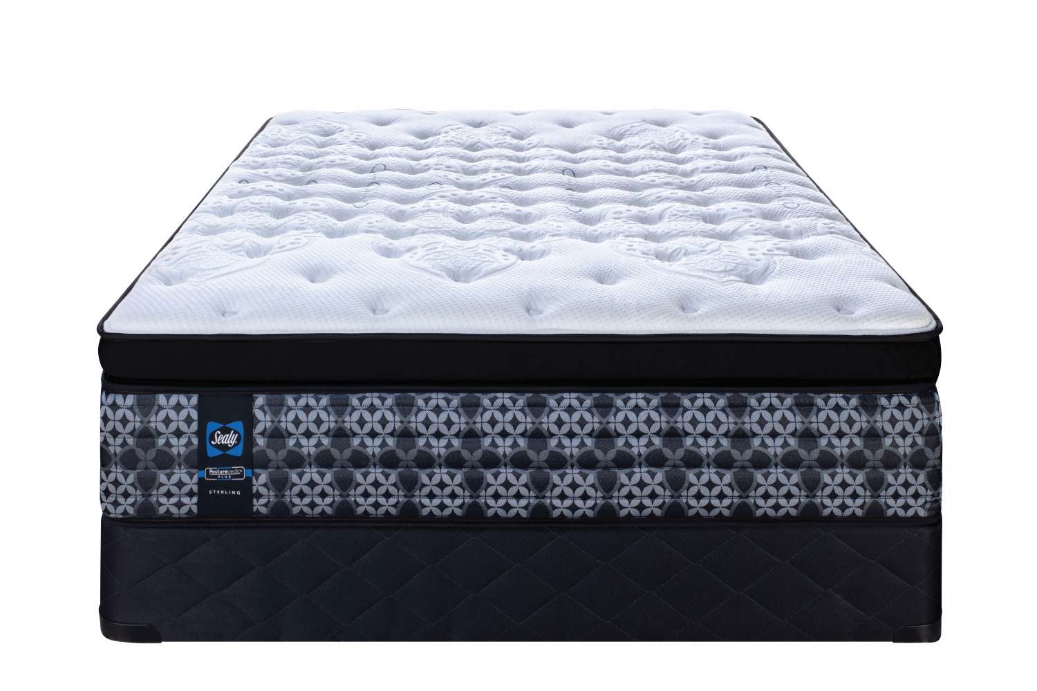 Sealy Posturepedic® Plus Sterling Series - Milana Plush Euro Pillowtop King Mattress and Split Boxspring Set - Image 2
