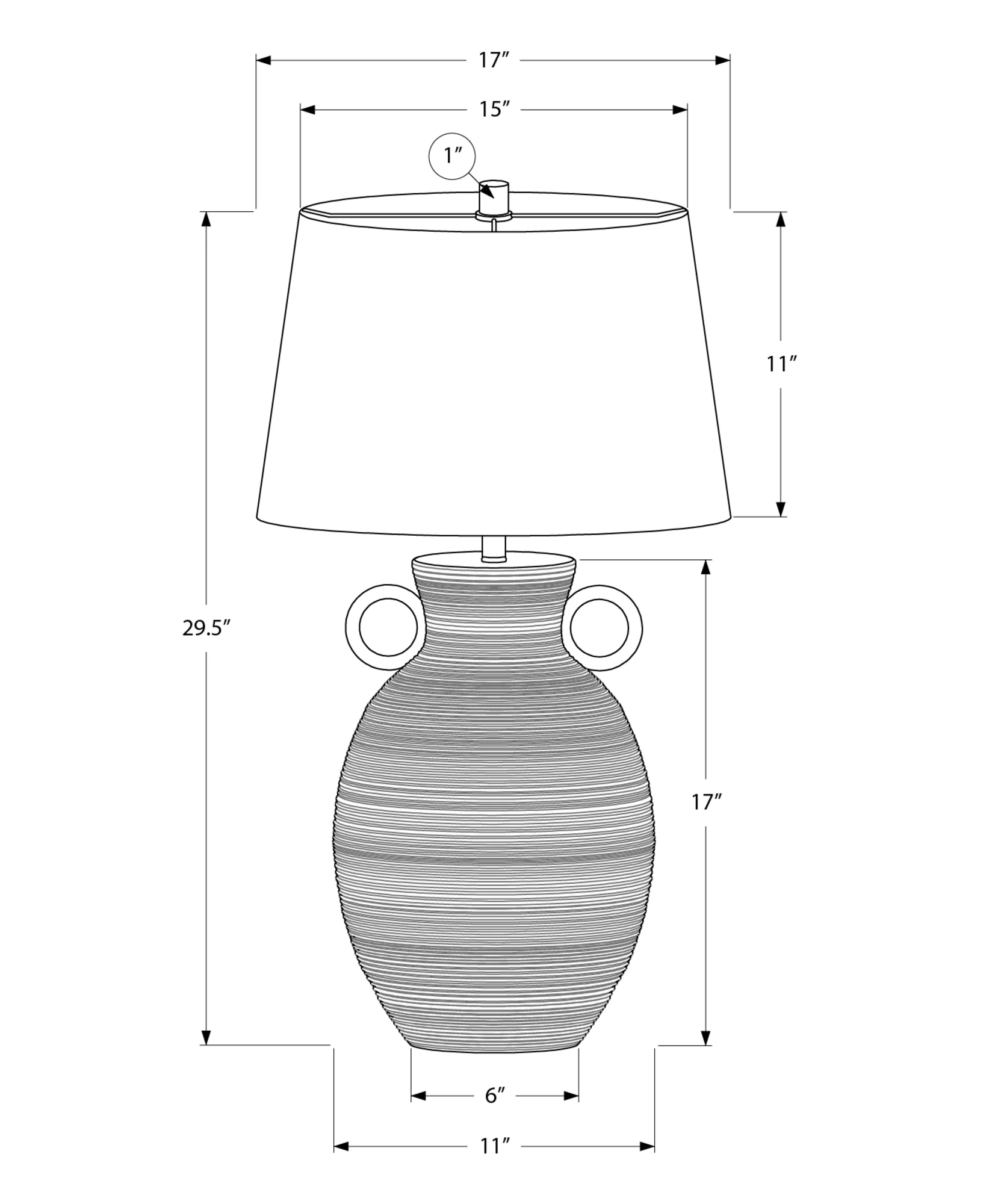Serin Table Lamp - Black - Image 3