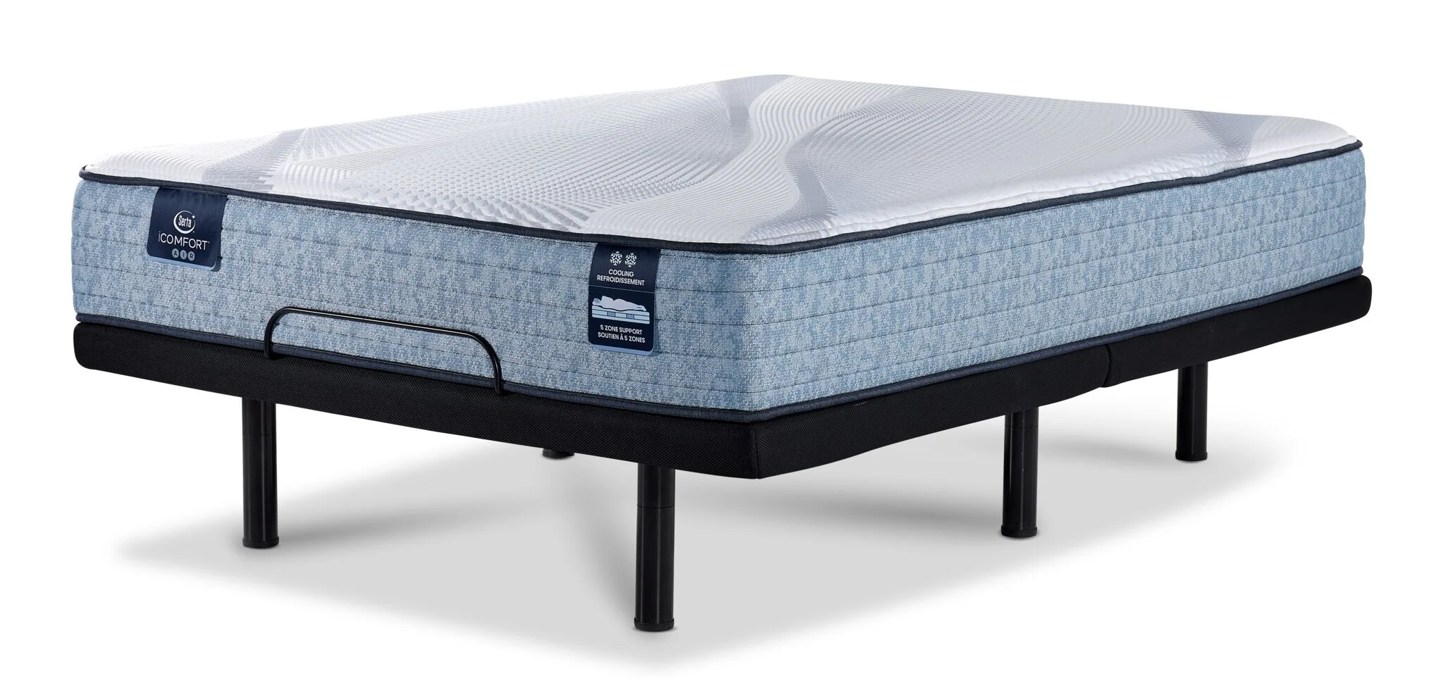 Serta iComfort® AIR 1 Firm 11.5" Full Mattress and L2 Motion Pro Adjustable Base - Image 2