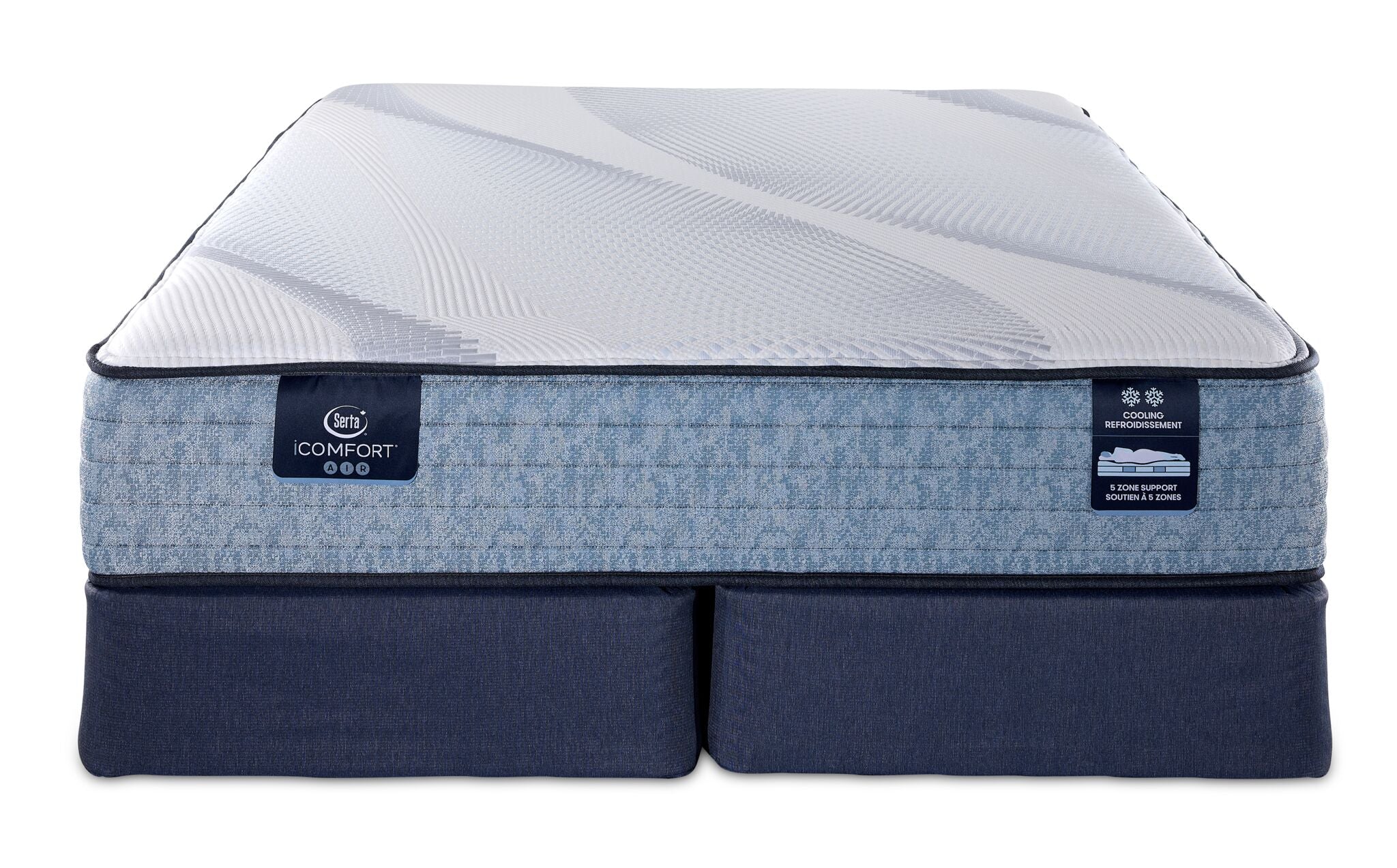 Serta iComfort® AIR 1 Firm 11.5" King Mattress and Split Boxspring Set - Image 2