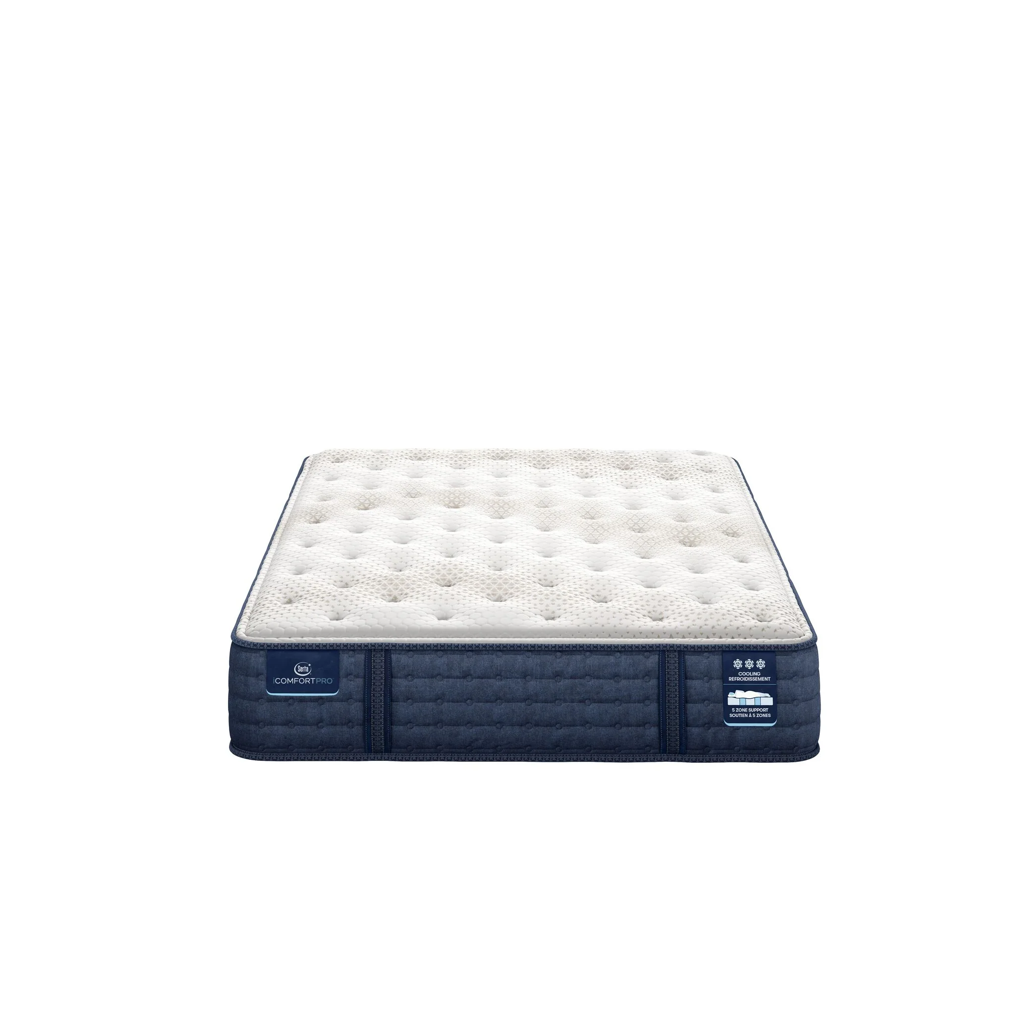 Serta iComfort PRO Scotland Plush King Mattress and Split Boxspring Set - Image 2