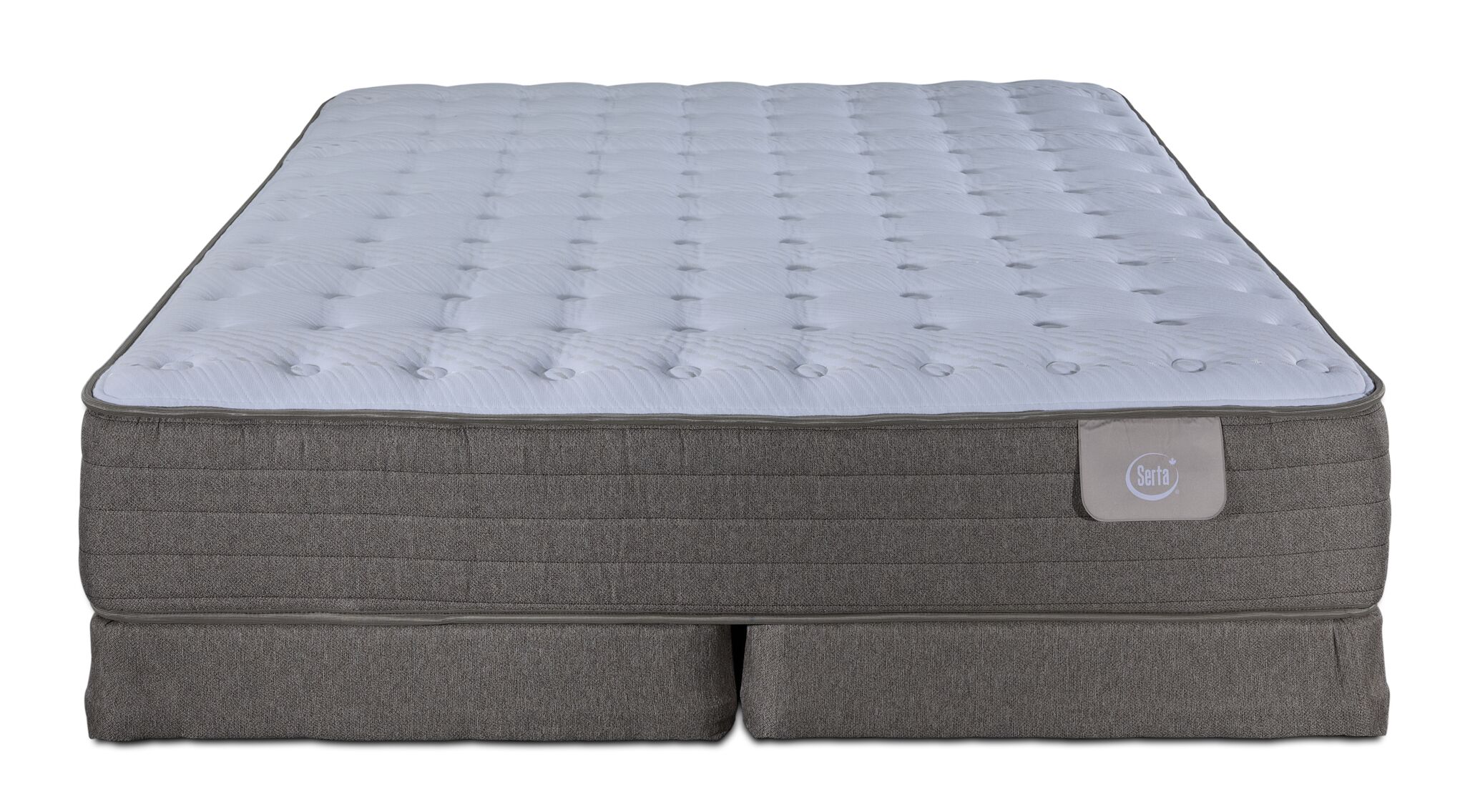 Serta® Panama Firm King Mattress and Low Profile Split Boxspring Set - Image 2