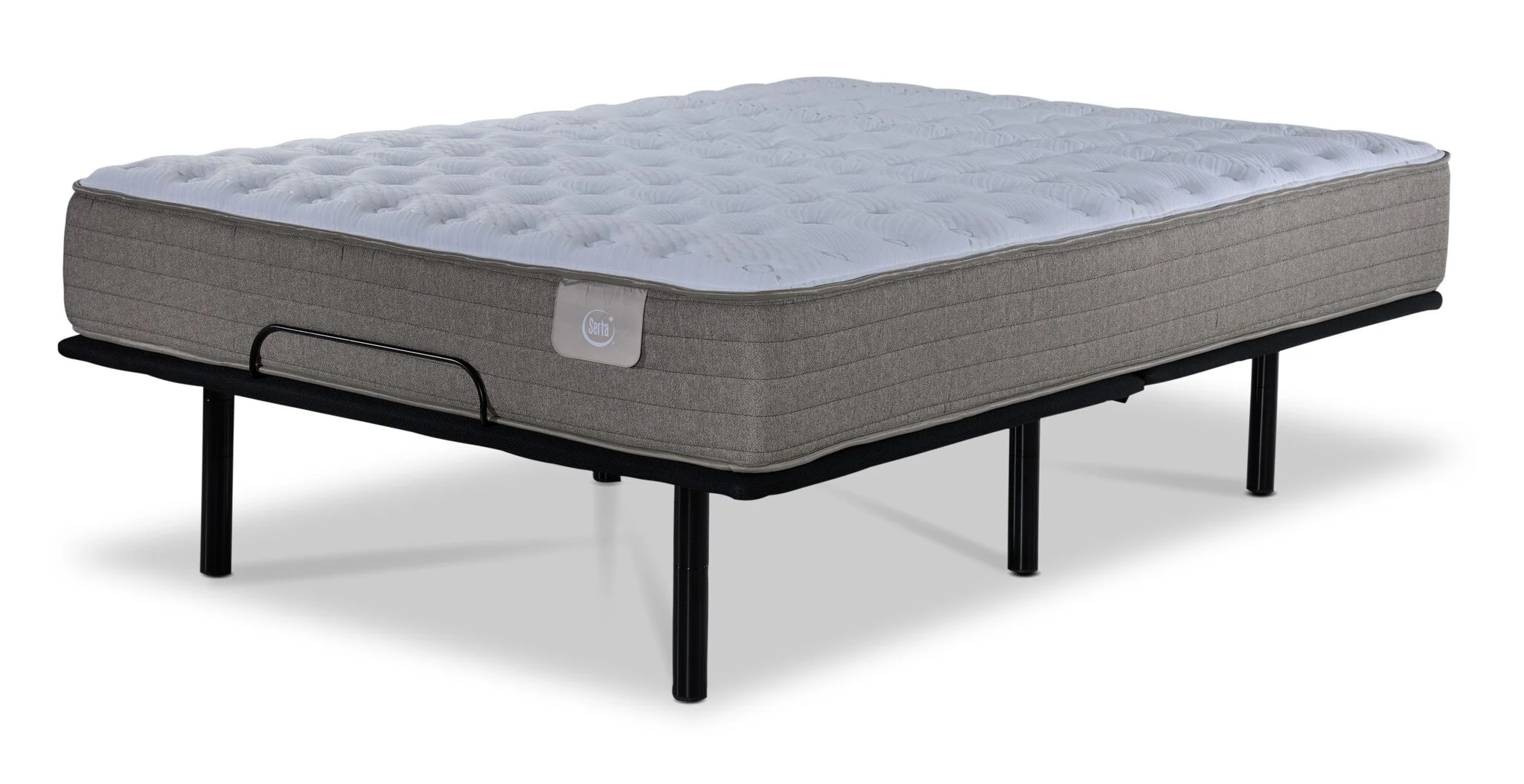 Serta® Panama Firm Queen Mattress and L2 Motion Adjustable Base - Image 2
