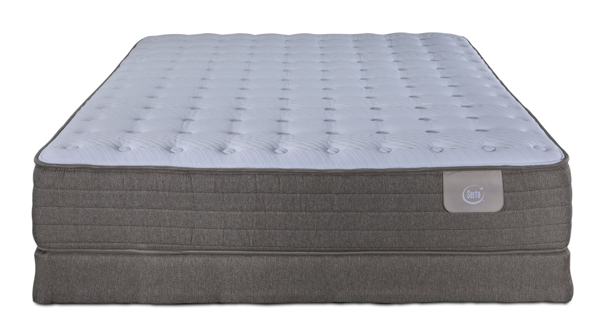 Serta® Panama Firm Twin Mattress and Low Profile Boxspring Set - Image 2