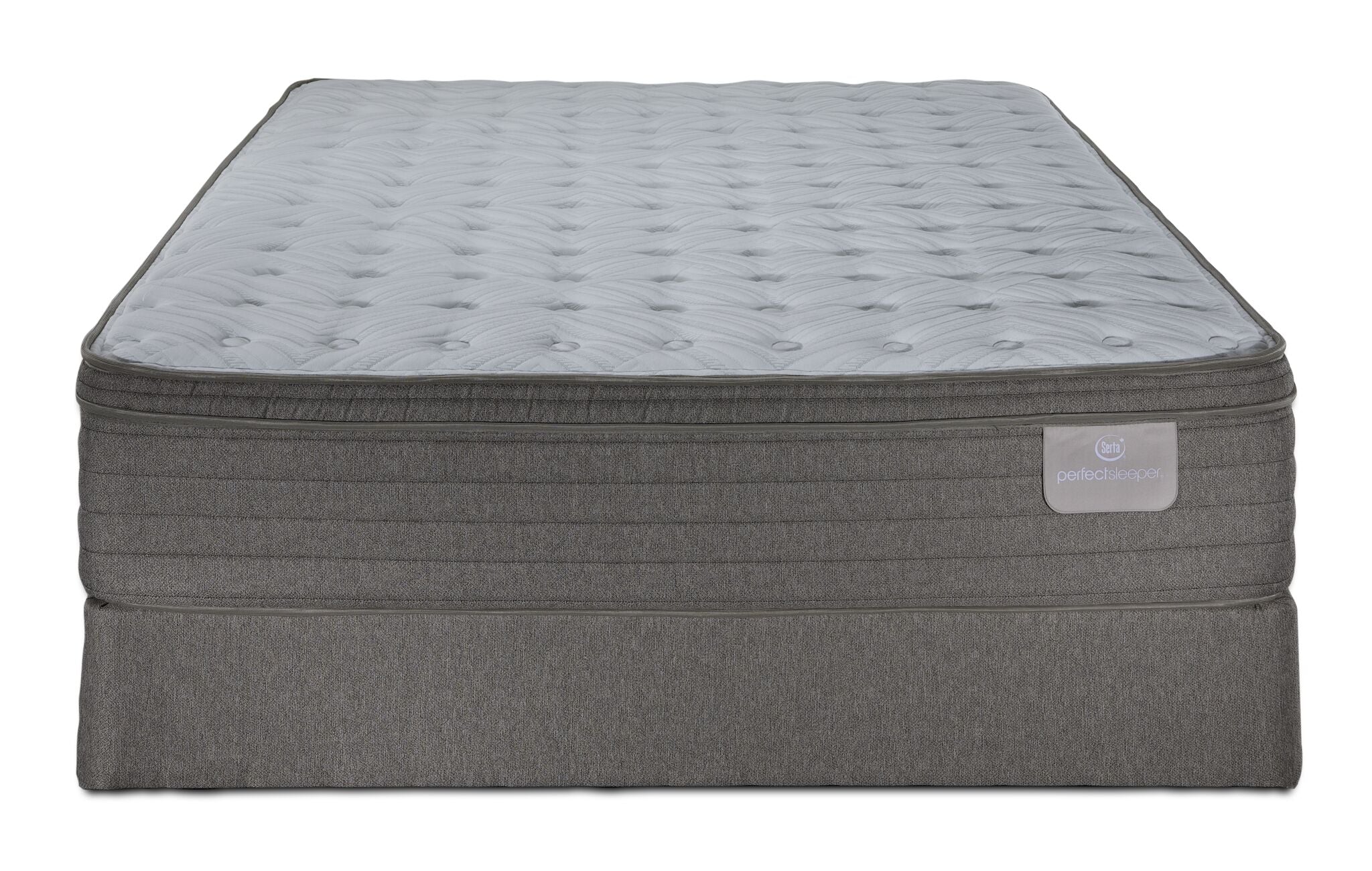 Serta® Perfect Sleeper Pacific Medium Eurotop Twin XL Mattress and Boxspring Set - Image 2