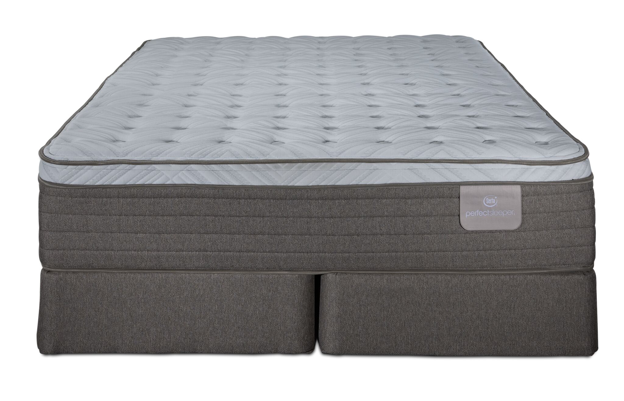 Serta® Perfect Sleeper Provence Firm Eurotop King Mattress and Split Boxspring Set - Image 2