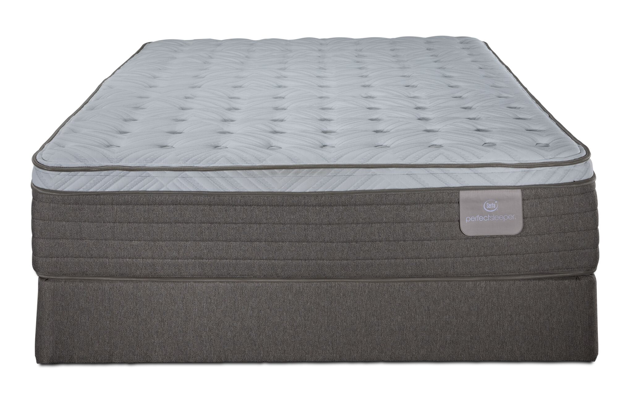 Serta® Perfect Sleeper Provence Firm Eurotop Queen Mattress and Boxspring Set - Image 2
