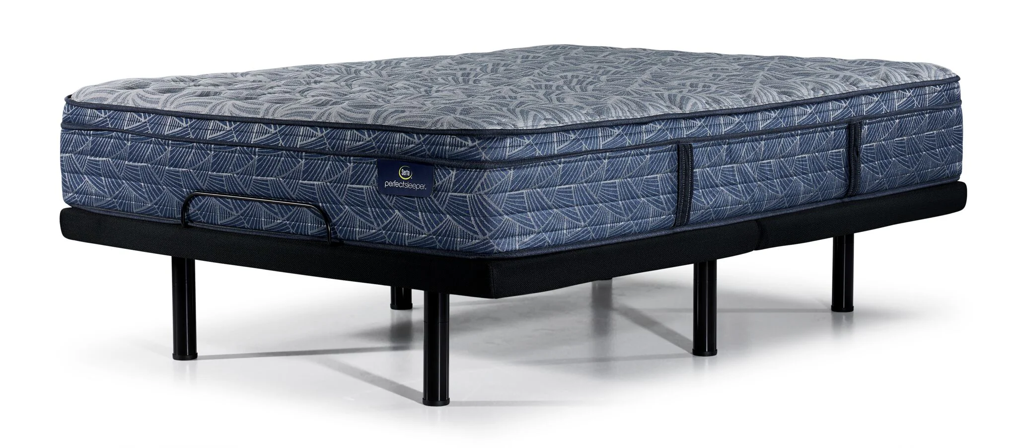 Serta® Perfect Sleeper Thrive Medium Euro Top Full Mattress and L2 Pro Motion Adjustable Base - Image 2