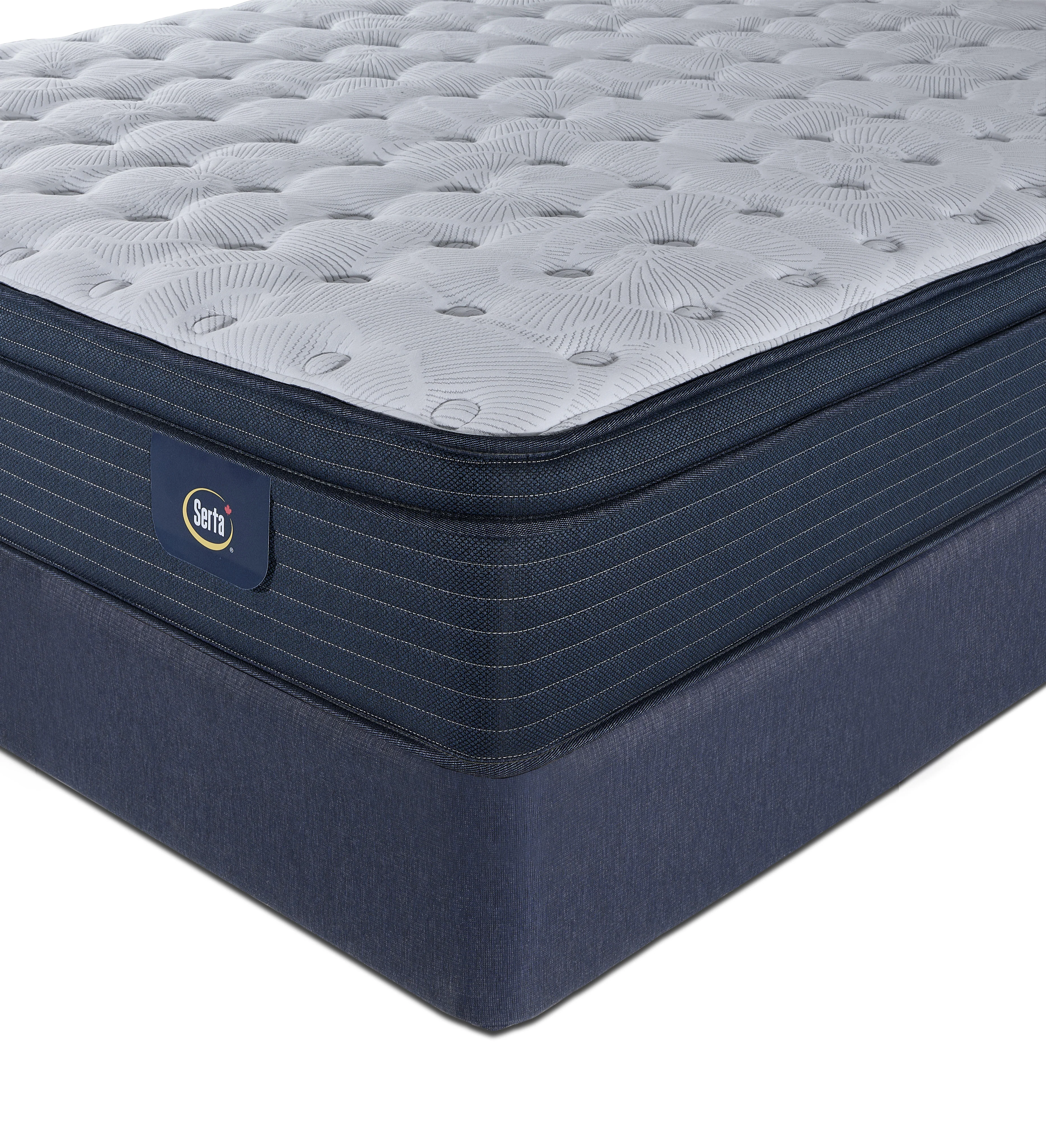 Serta Prosper Firm Euro Top Queen Mattress and Boxspring Set - Image 3