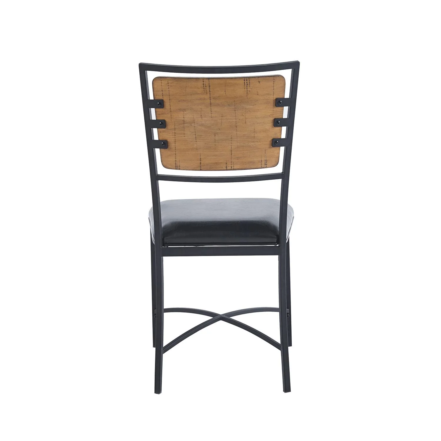 Shala Dining Chair - Natural Wood, Black - Image 6