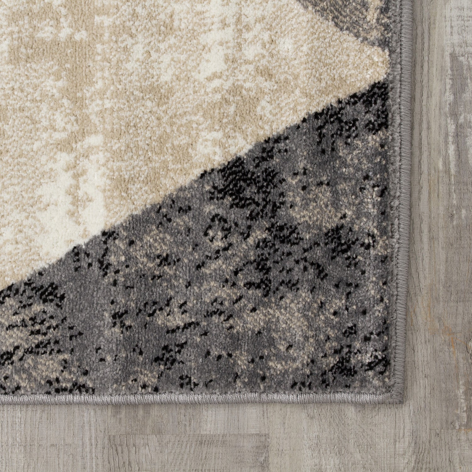 Siecle Triangle Shapes Area Rug - 3' X 5' - Cream/Beige - Image 5