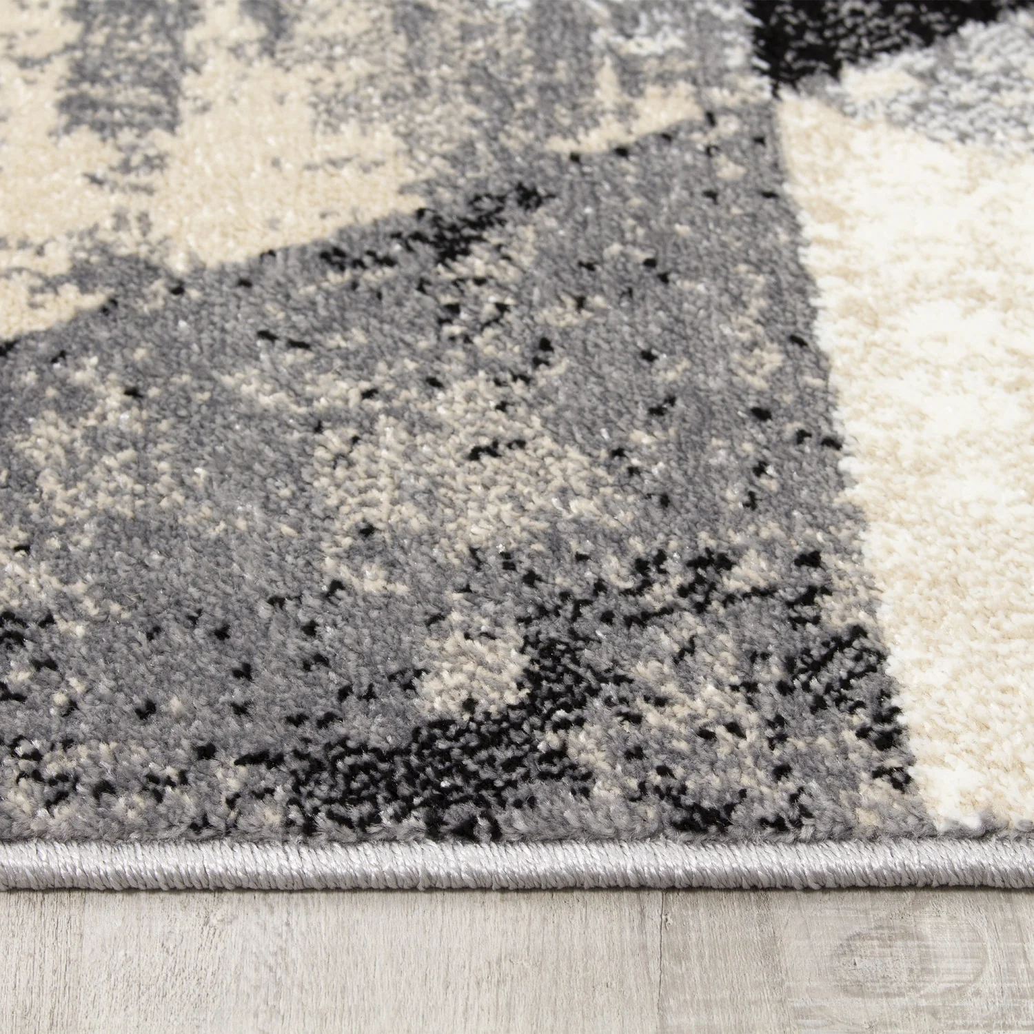 Siecle Triangle Shapes Area Rug - 8' X 11' - Cream/Beige - Image 8