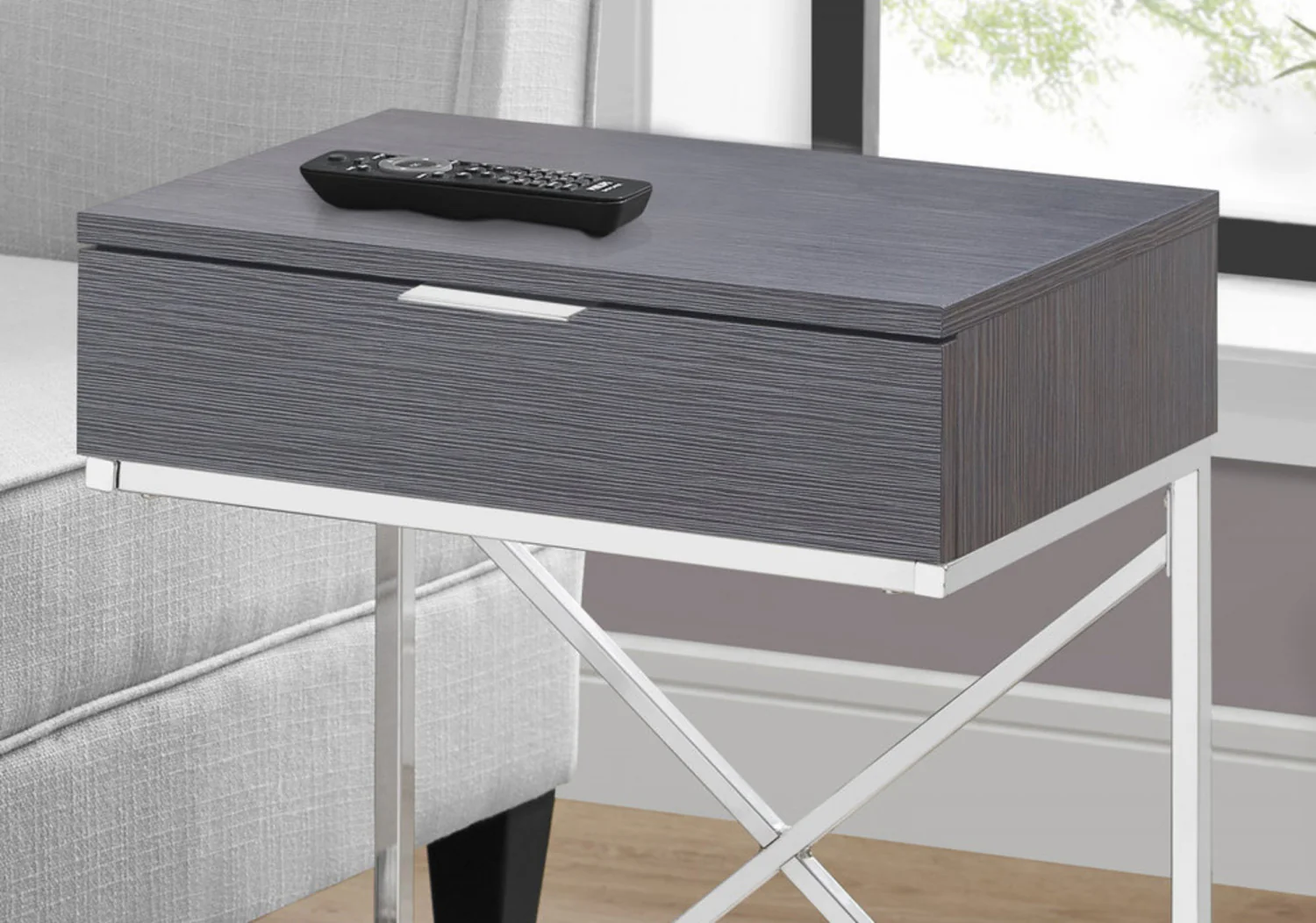 Sienna Side Table - Grey - Image 5