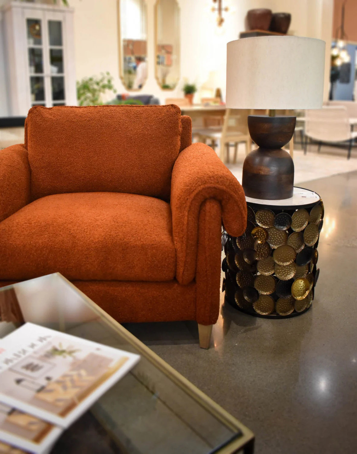 Silvane Contour Lamp - Dark Brown - Image 5