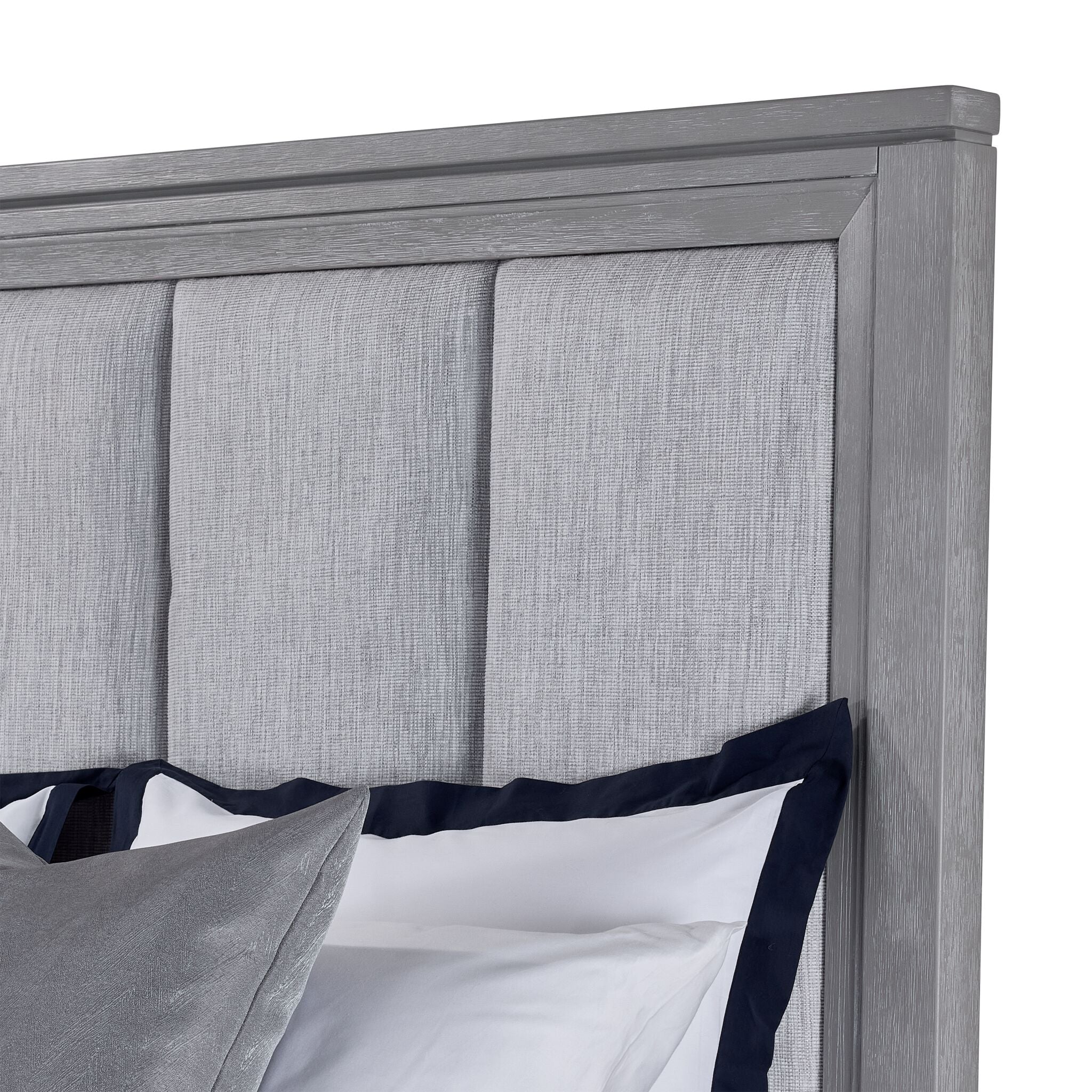 Silverstone 3-Piece Queen Storage Bed - Mist Grey - Image 3